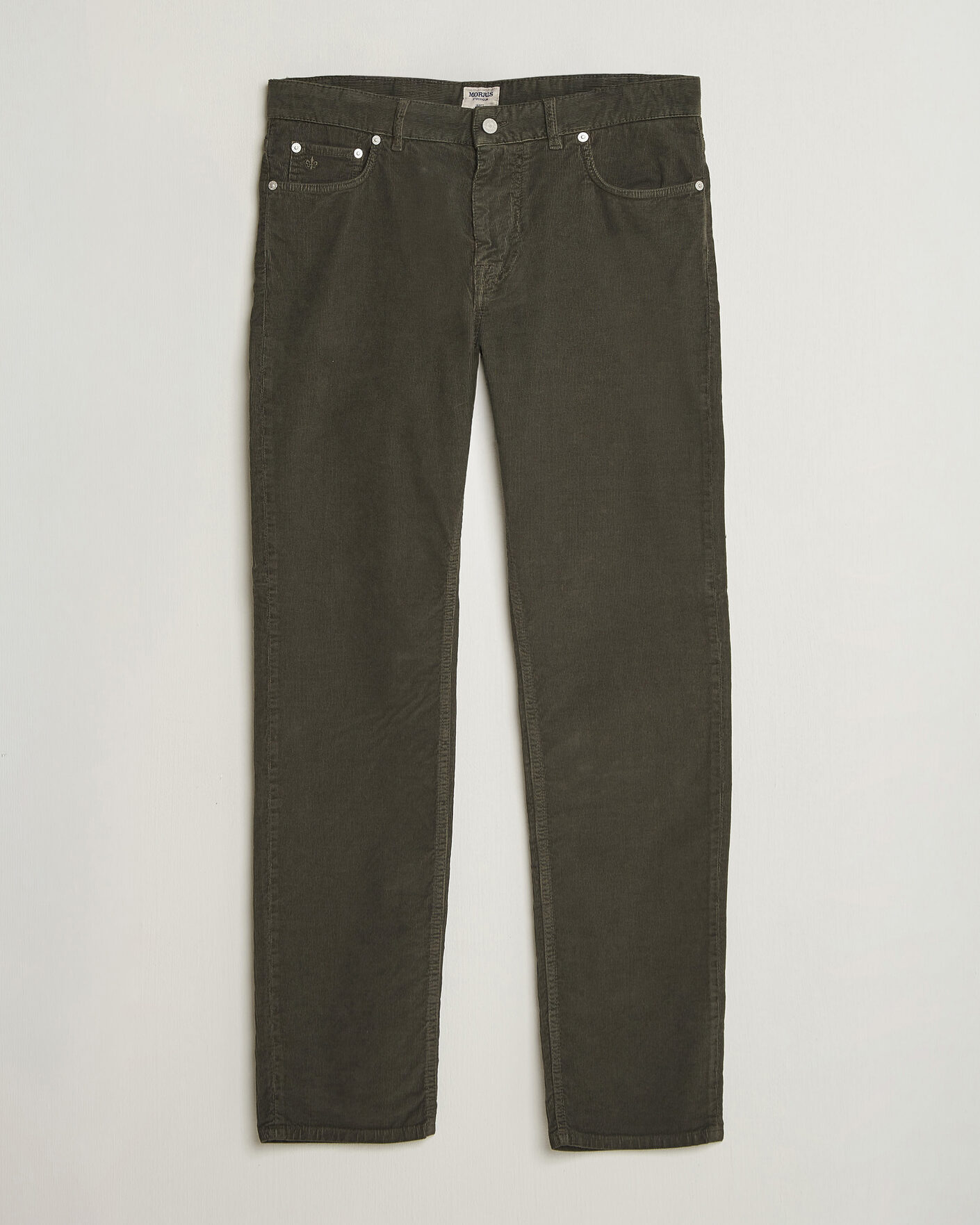 Men | Trousers | Morris | James Cord 5-Pocket Pants Olive