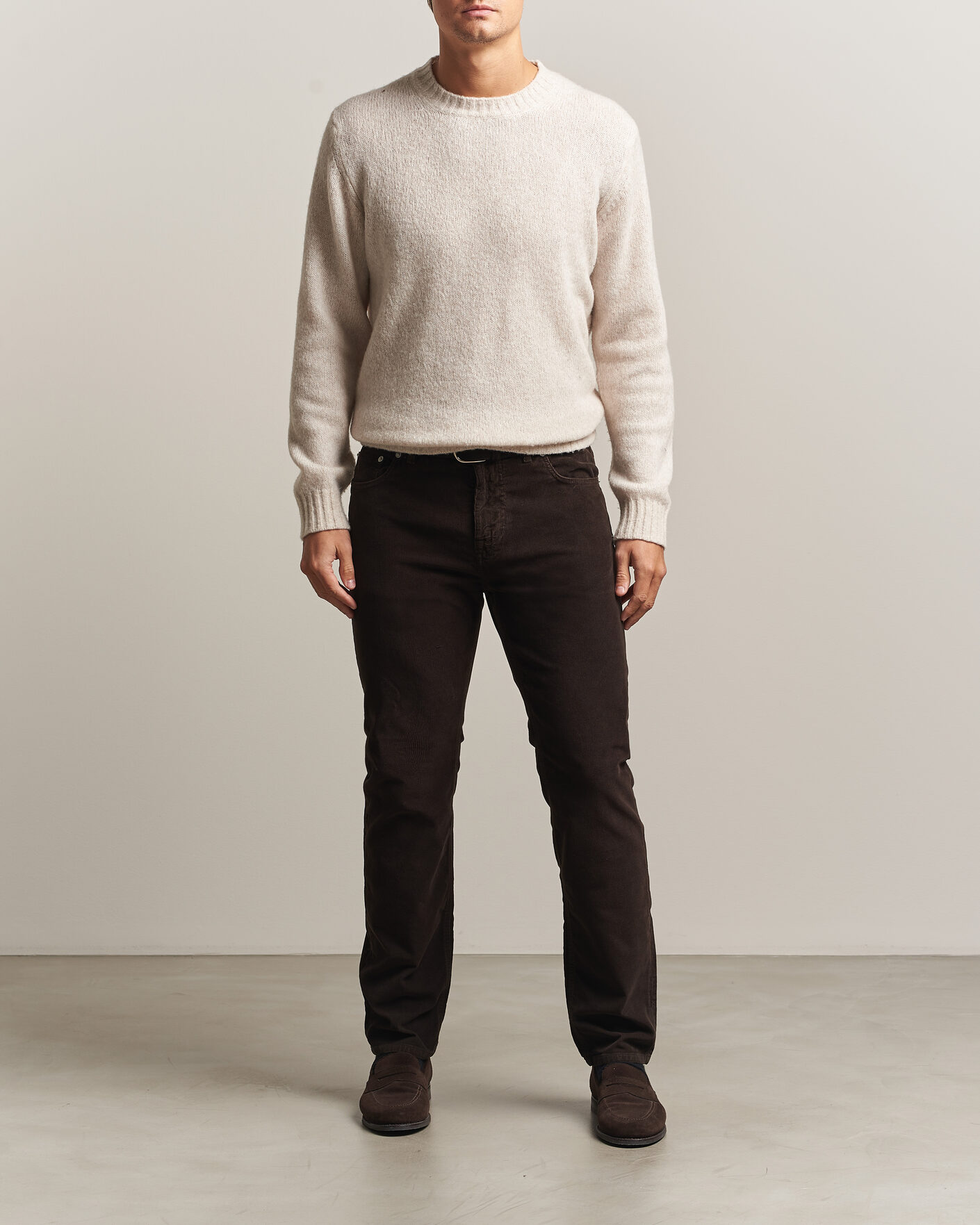 Men | Trousers | Morris | James Cord 5-Pocket Pants Brown