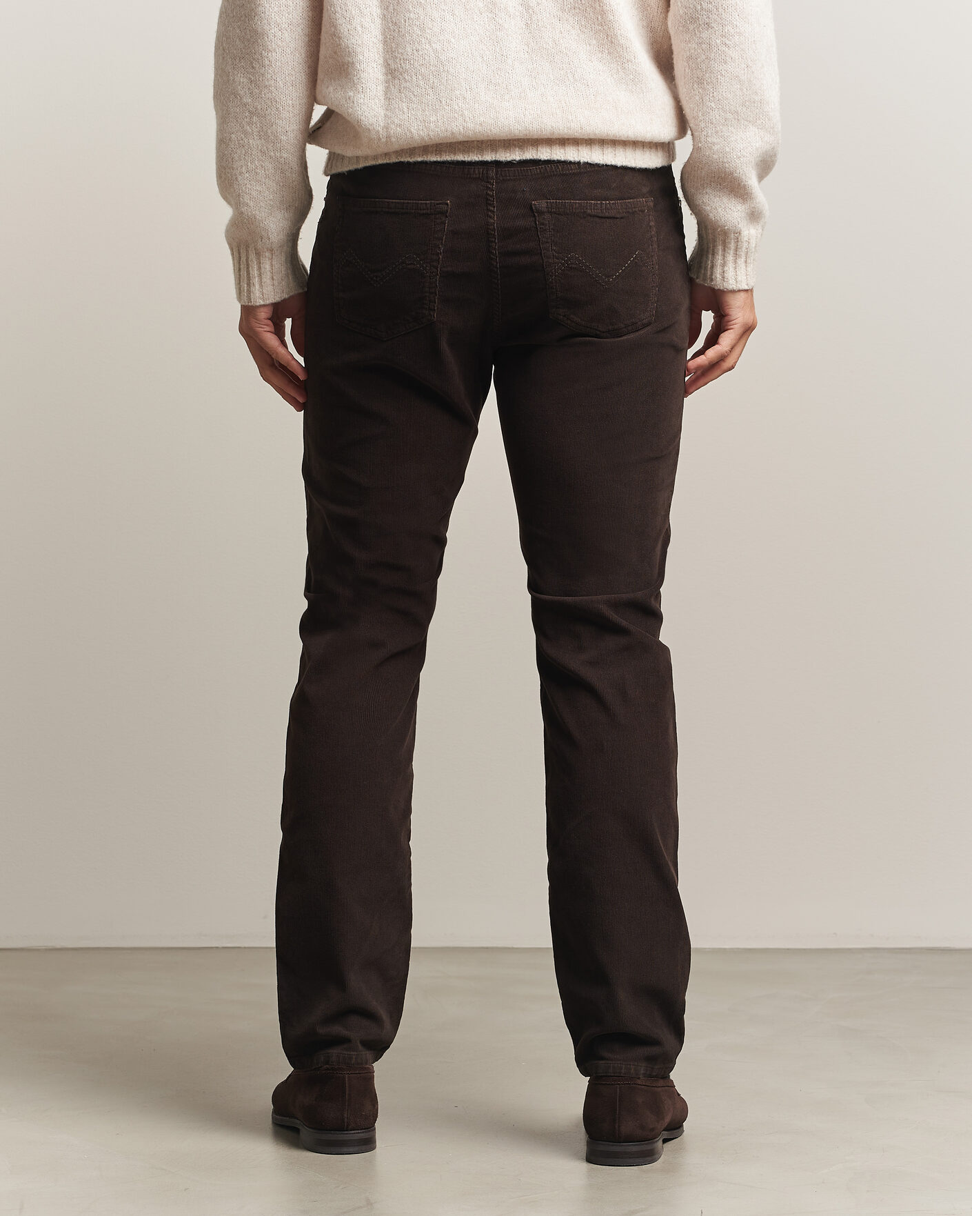 Men | Trousers | Morris | James Cord 5-Pocket Pants Brown