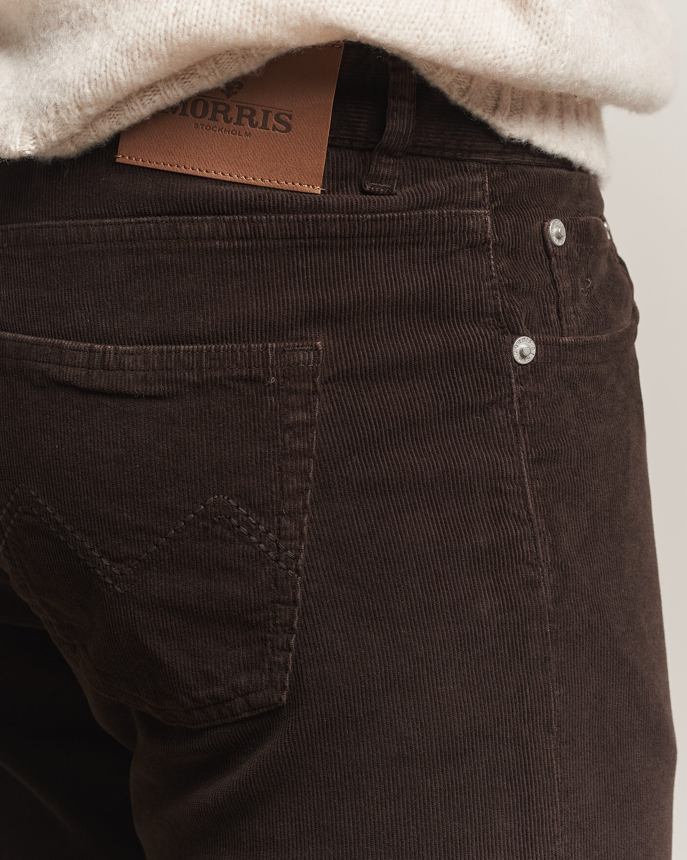 Men | Trousers | Morris | James Cord 5-Pocket Pants Brown