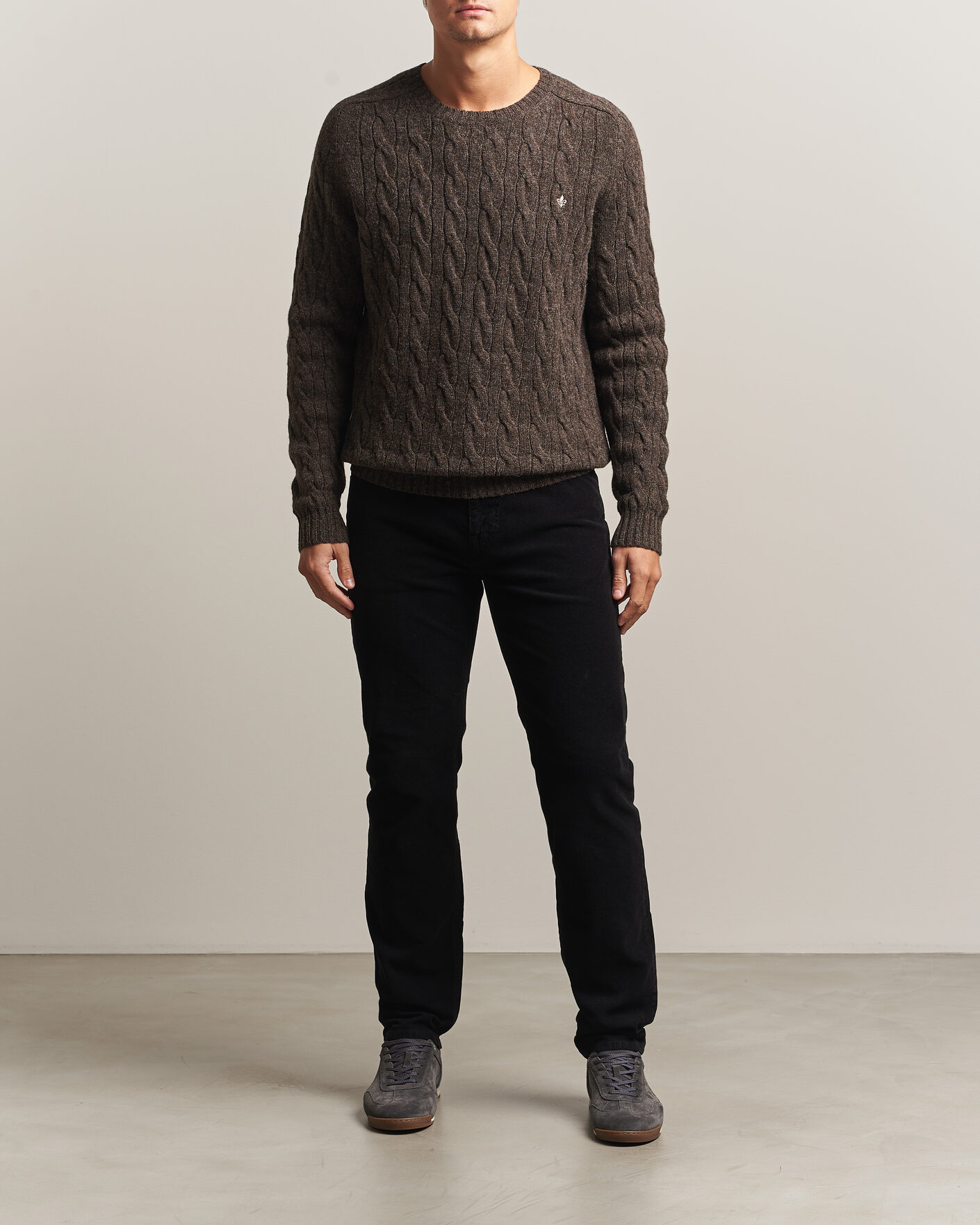 Men | Trousers | Morris | James Cord 5-Pocket Pants Black