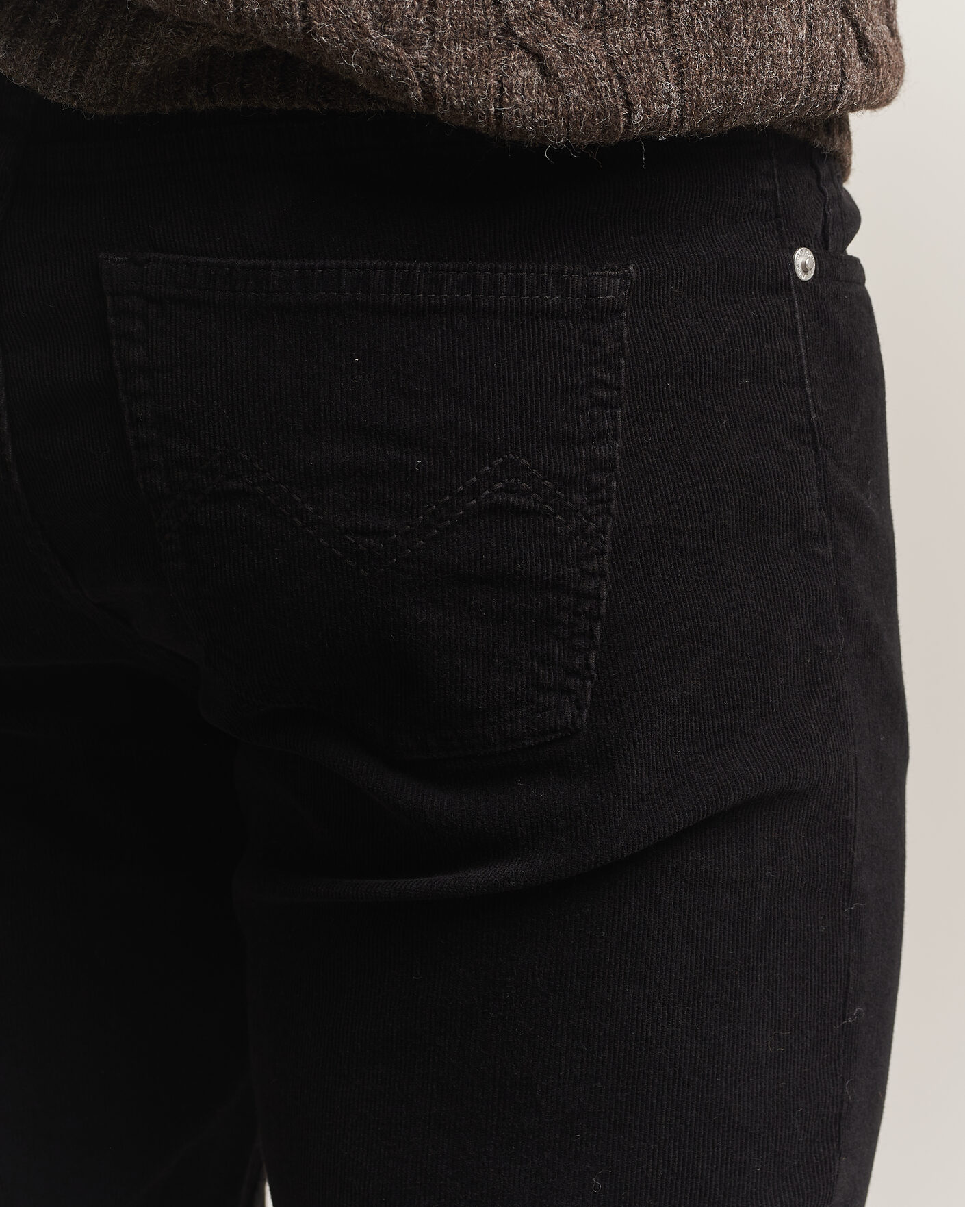 Men | Trousers | Morris | James Cord 5-Pocket Pants Black