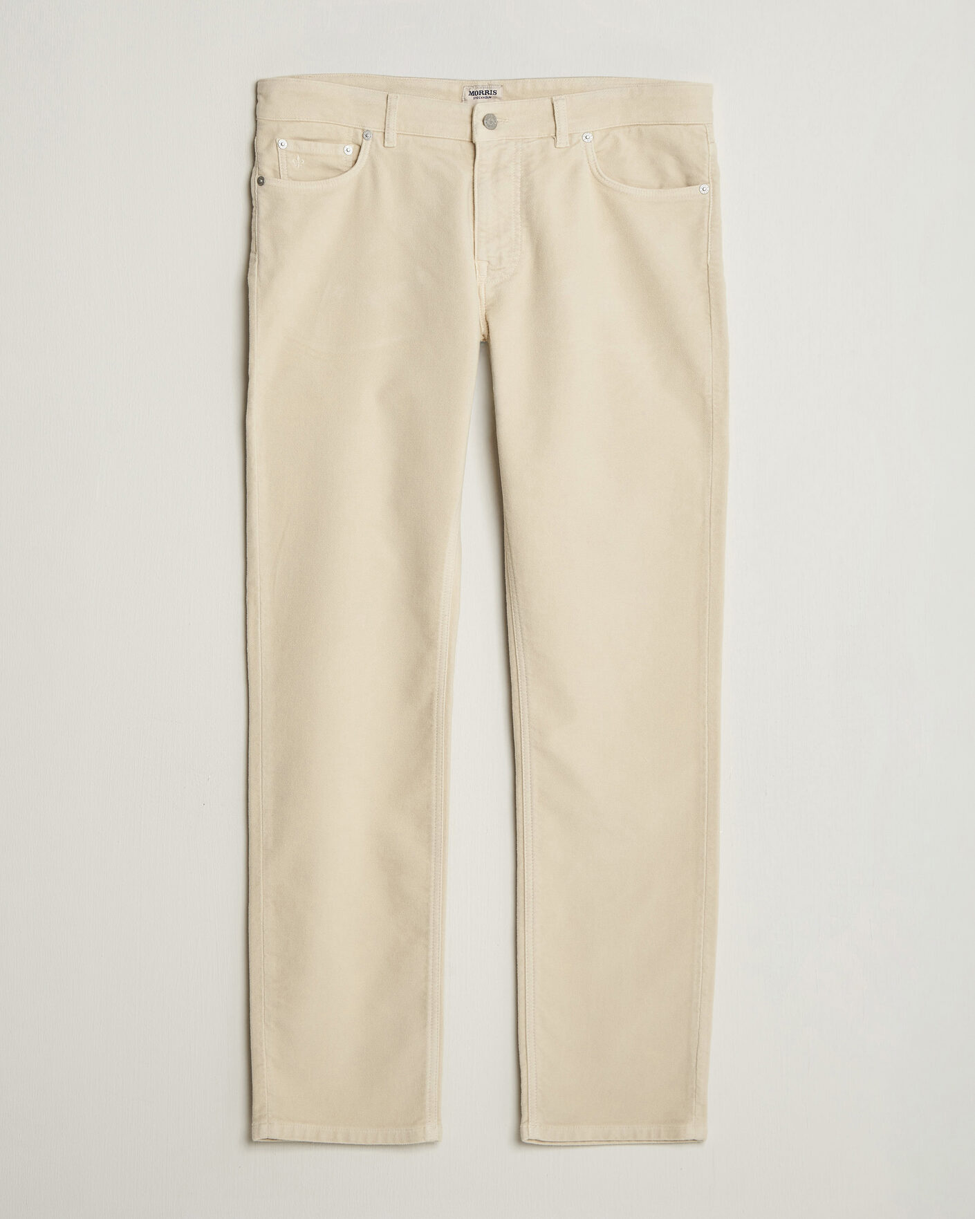 Men | Trousers | Morris | James Winter Twill 5-Pocket Pants Off White