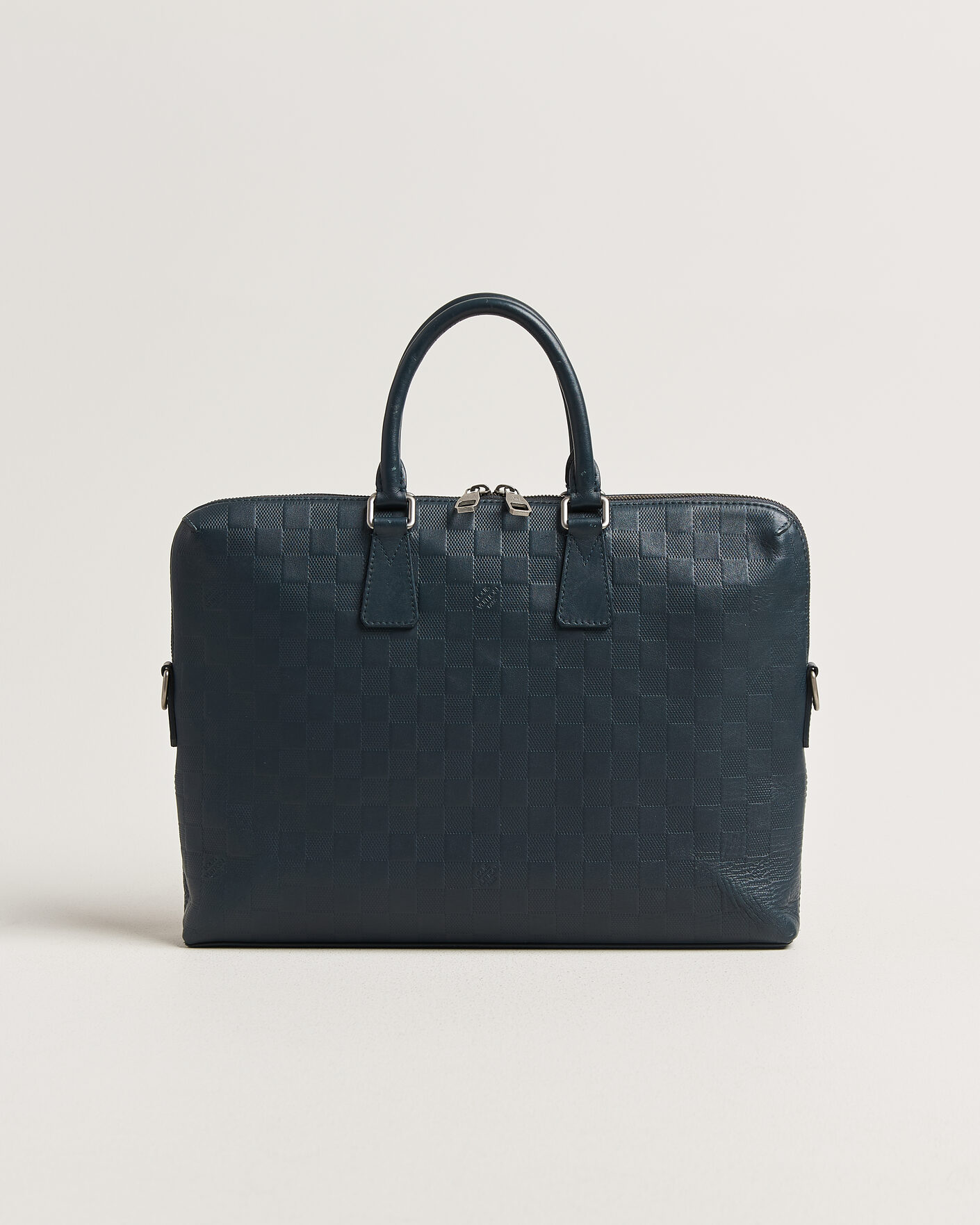 Men | Pre-Owned & Vintage Bags | Louis Vuitton Pre-Owned | Porte Documents Bag Damier Infini Onyx