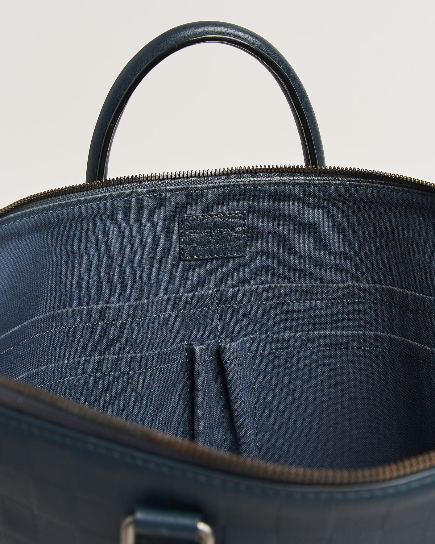 Men | Pre-Owned & Vintage Bags | Louis Vuitton Pre-Owned | Porte Documents Bag Damier Infini Onyx