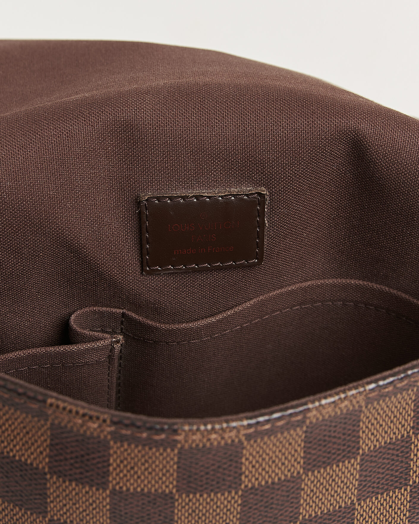 Men | Pre-Owned & Vintage Bags | Louis Vuitton Pre-Owned | Crossbody Shoulder Bag Damier Ebene