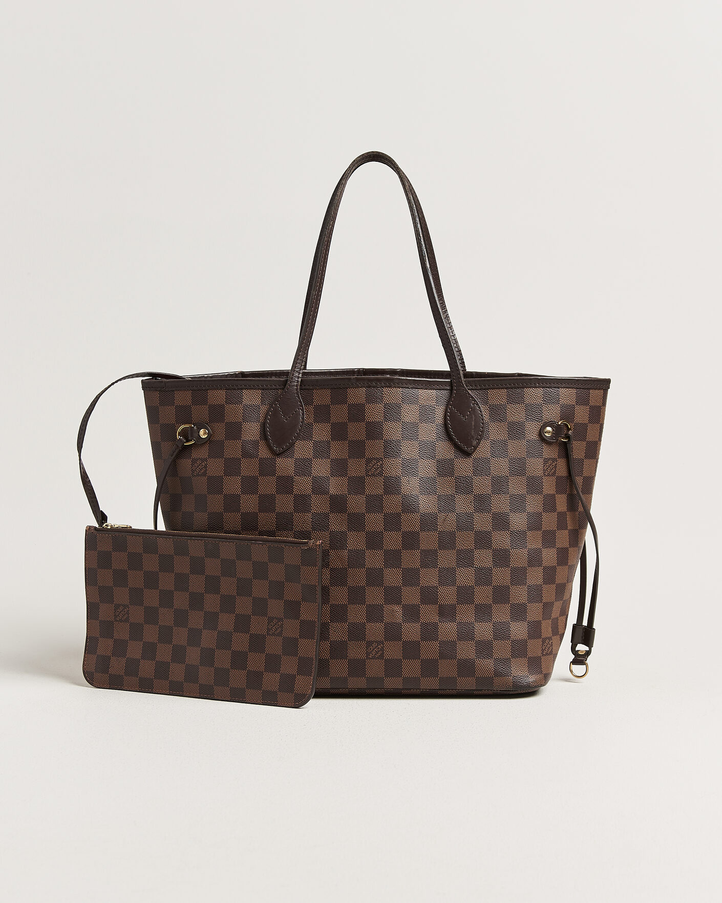 Men | Pre-Owned & Vintage Bags | Louis Vuitton Pre-Owned | Neverfull MM Damier Ebene