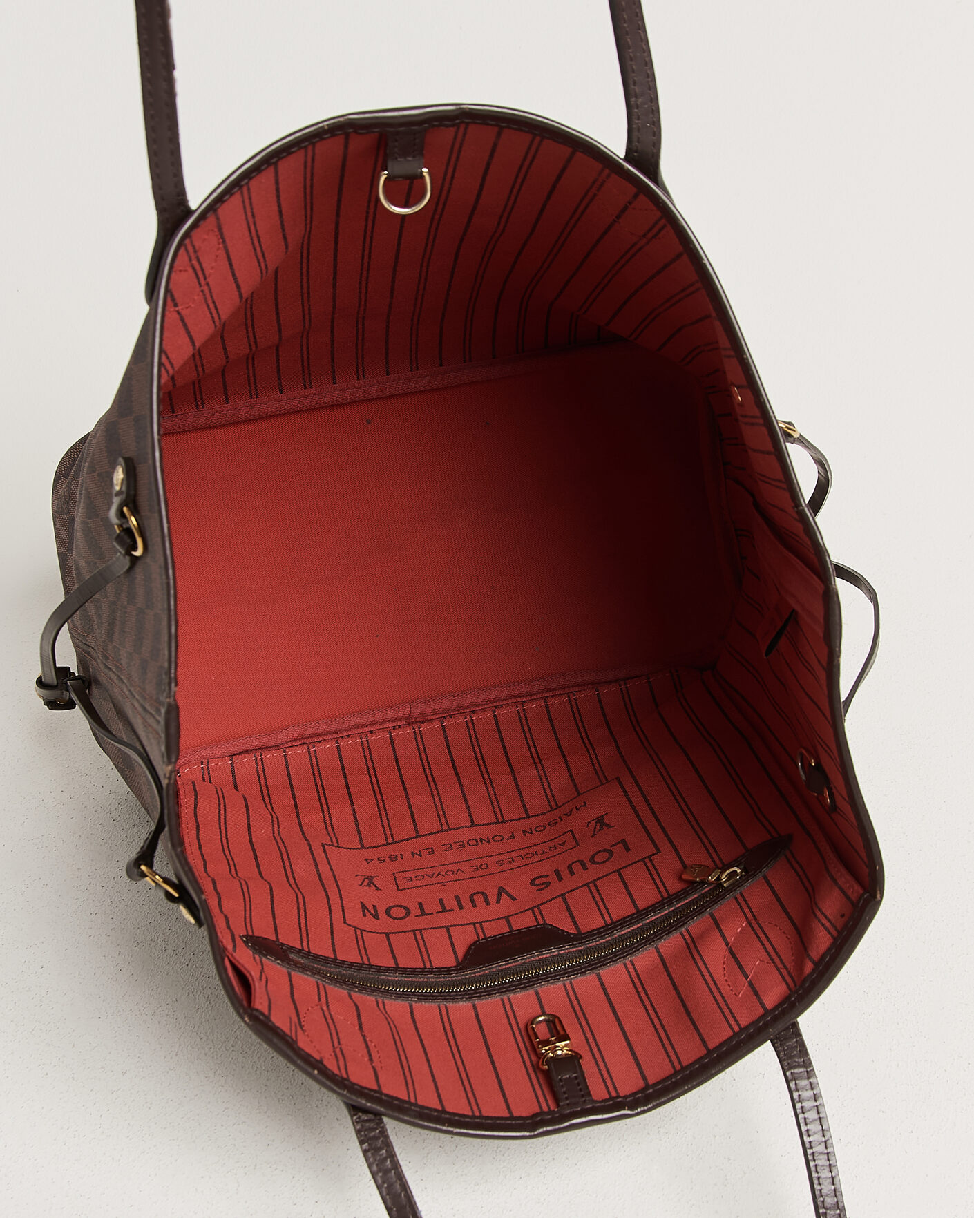 Men | Pre-Owned & Vintage Bags | Louis Vuitton Pre-Owned | Neverfull MM Damier Ebene