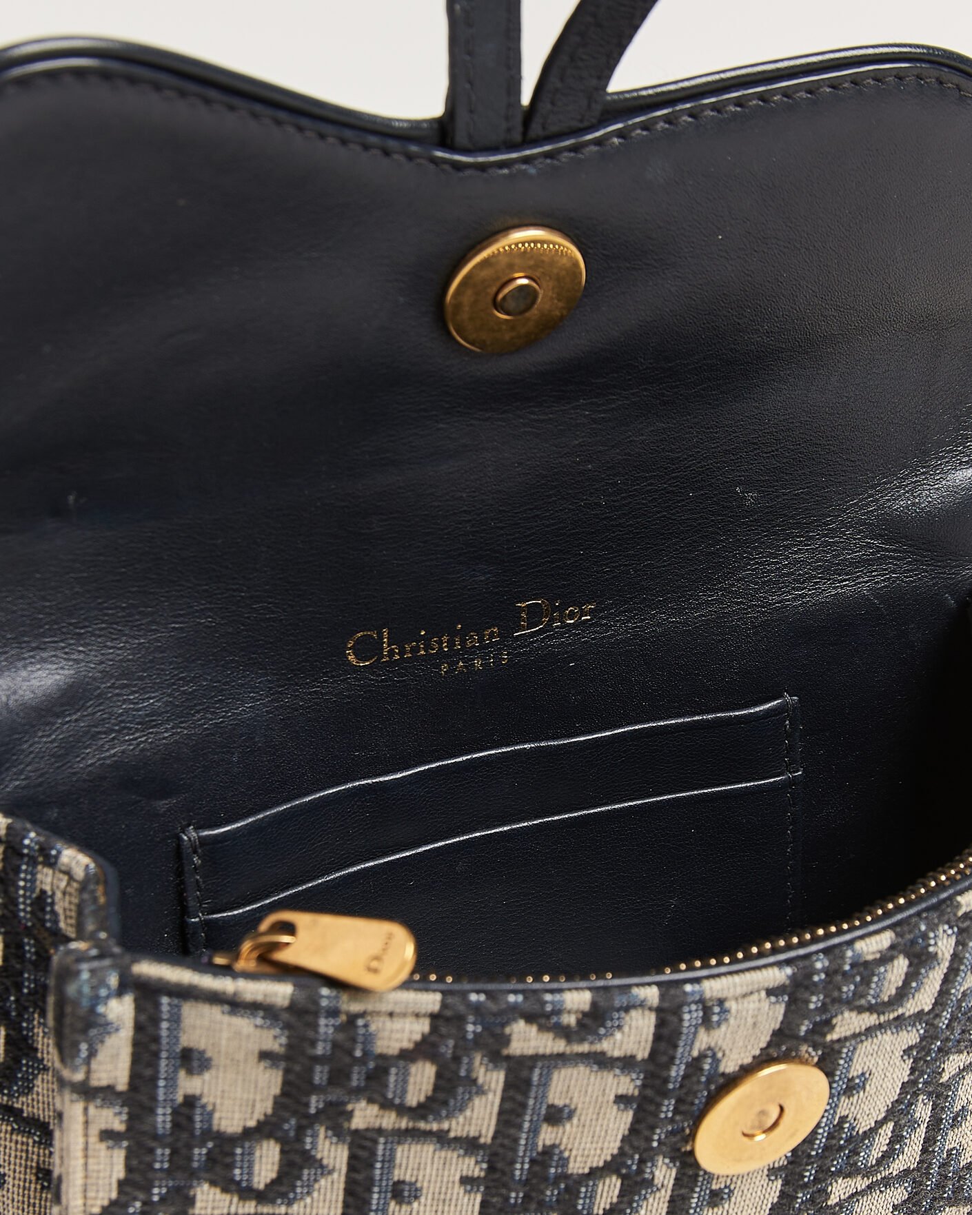 Men | Pre-Owned & Vintage Bags | Dior Pre-Owned | Saddle Rectangular Belt Bag Blue