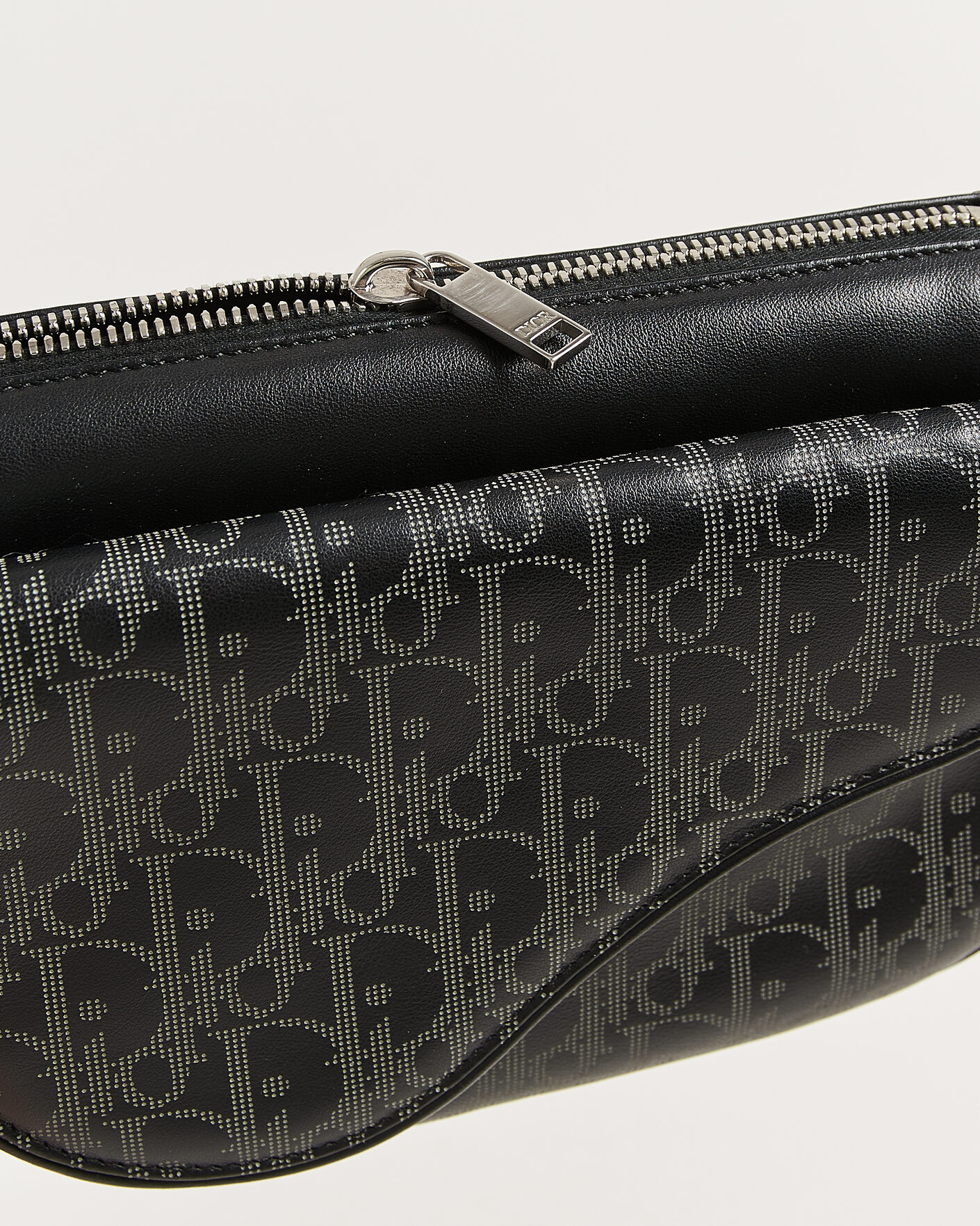 Men | Pre-Owned & Vintage Bags | Dior Pre-Owned | Saddle Bag Oblique Leather Black
