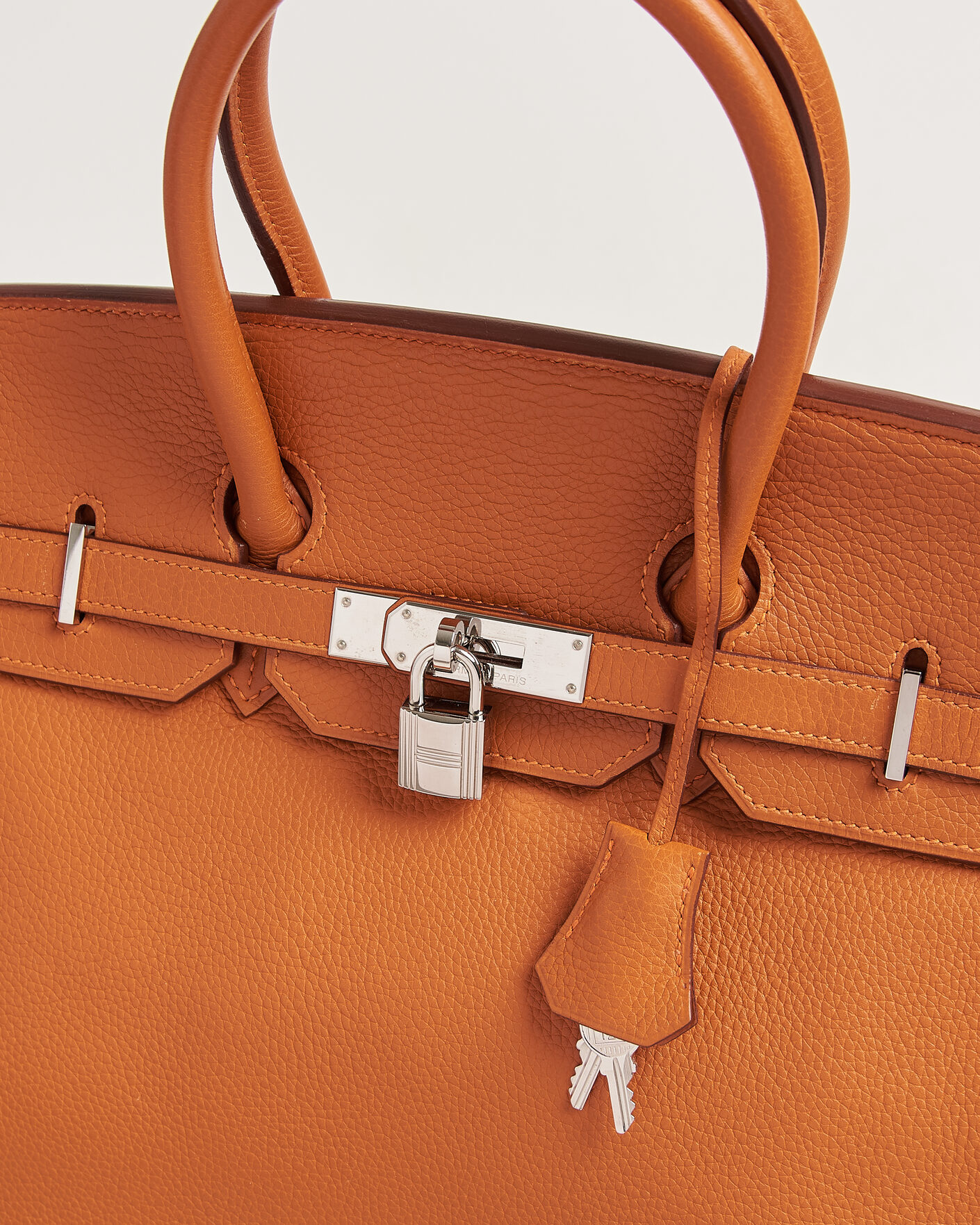 Men | Pre-Owned & Vintage Bags | Hermès Pre-Owned | Birkin 35 Togo Leather Orange