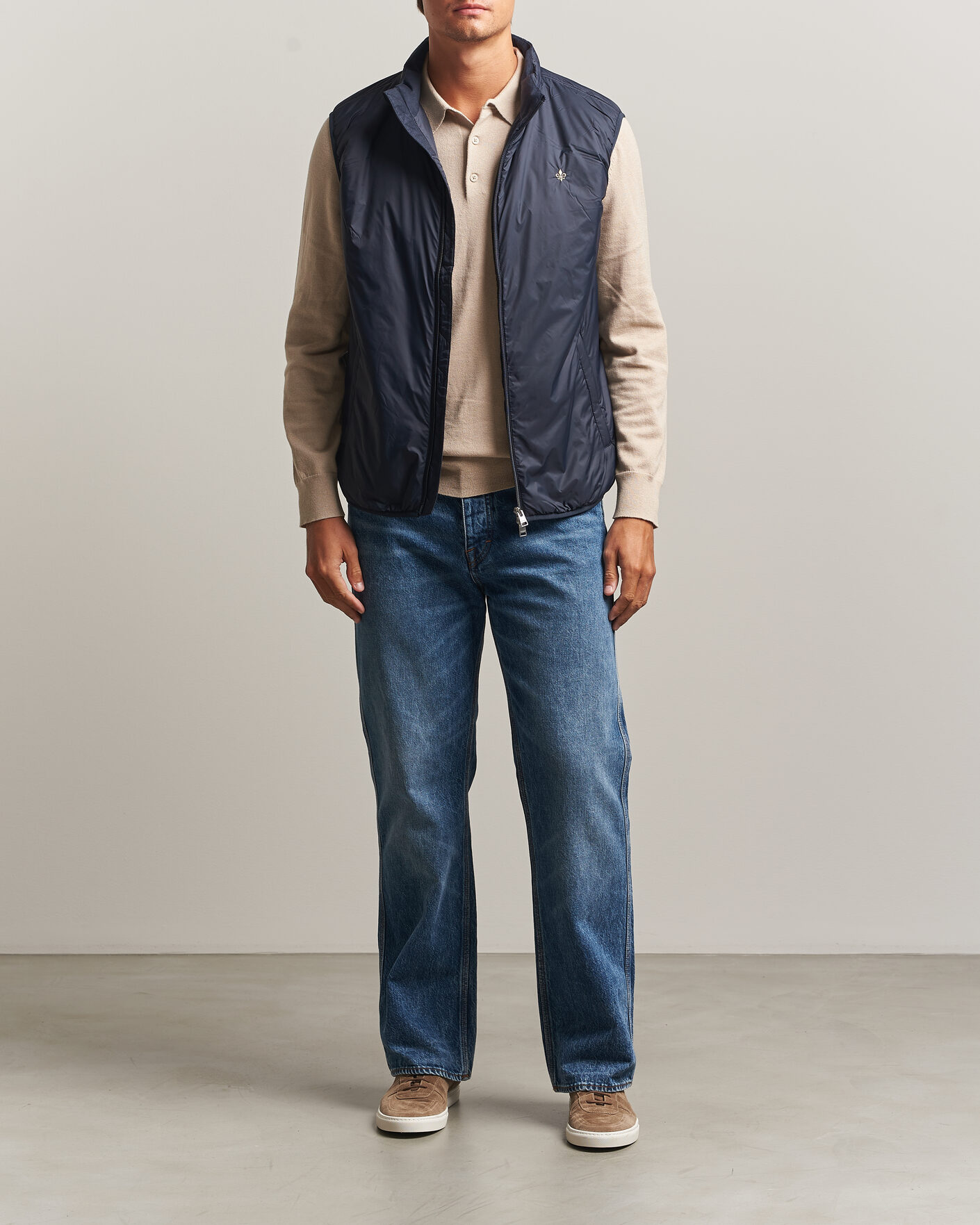 Men | Gilets | Morris | Bradley Padded Vest Blue