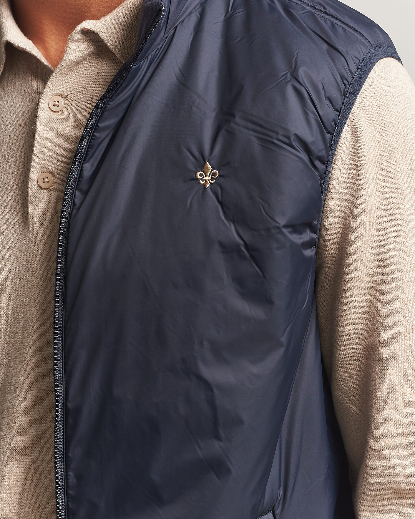 Men | Gilets | Morris | Bradley Padded Vest Blue