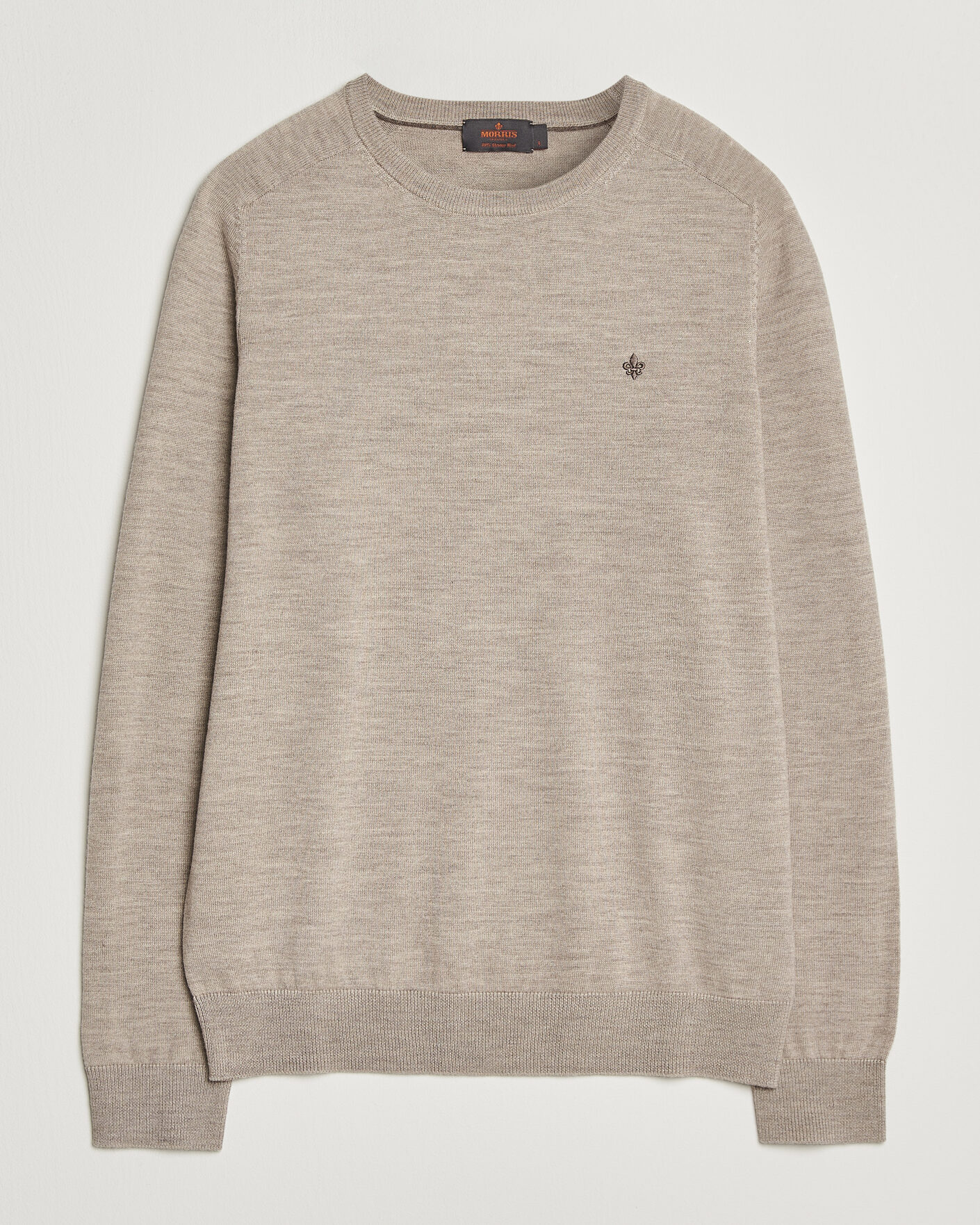 Men | Sweaters & Knitwear | Morris | Merino O-Neck Khaki