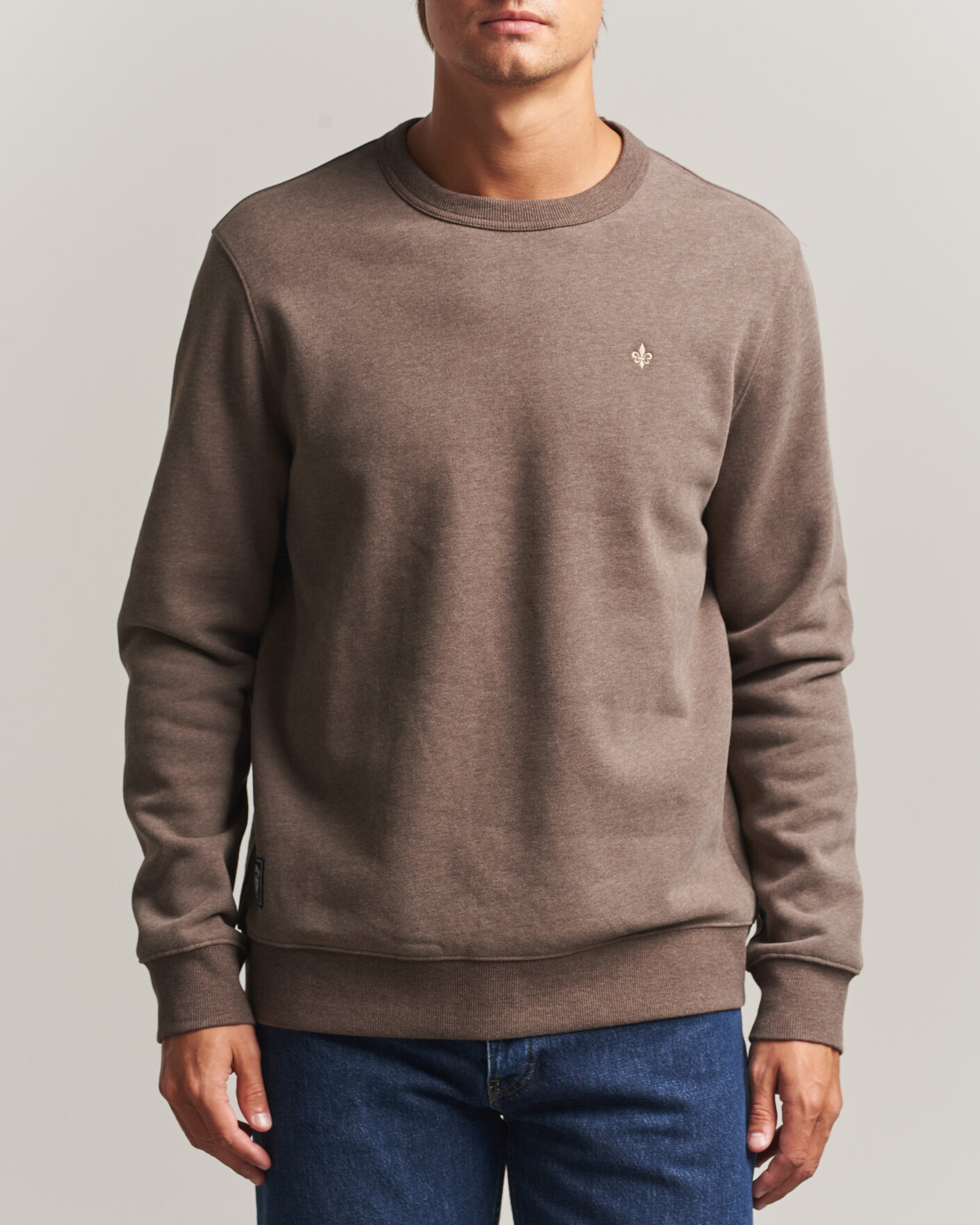 Men | Sweaters & Knitwear | Morris | Brandon Lily Sweatshirt Brown