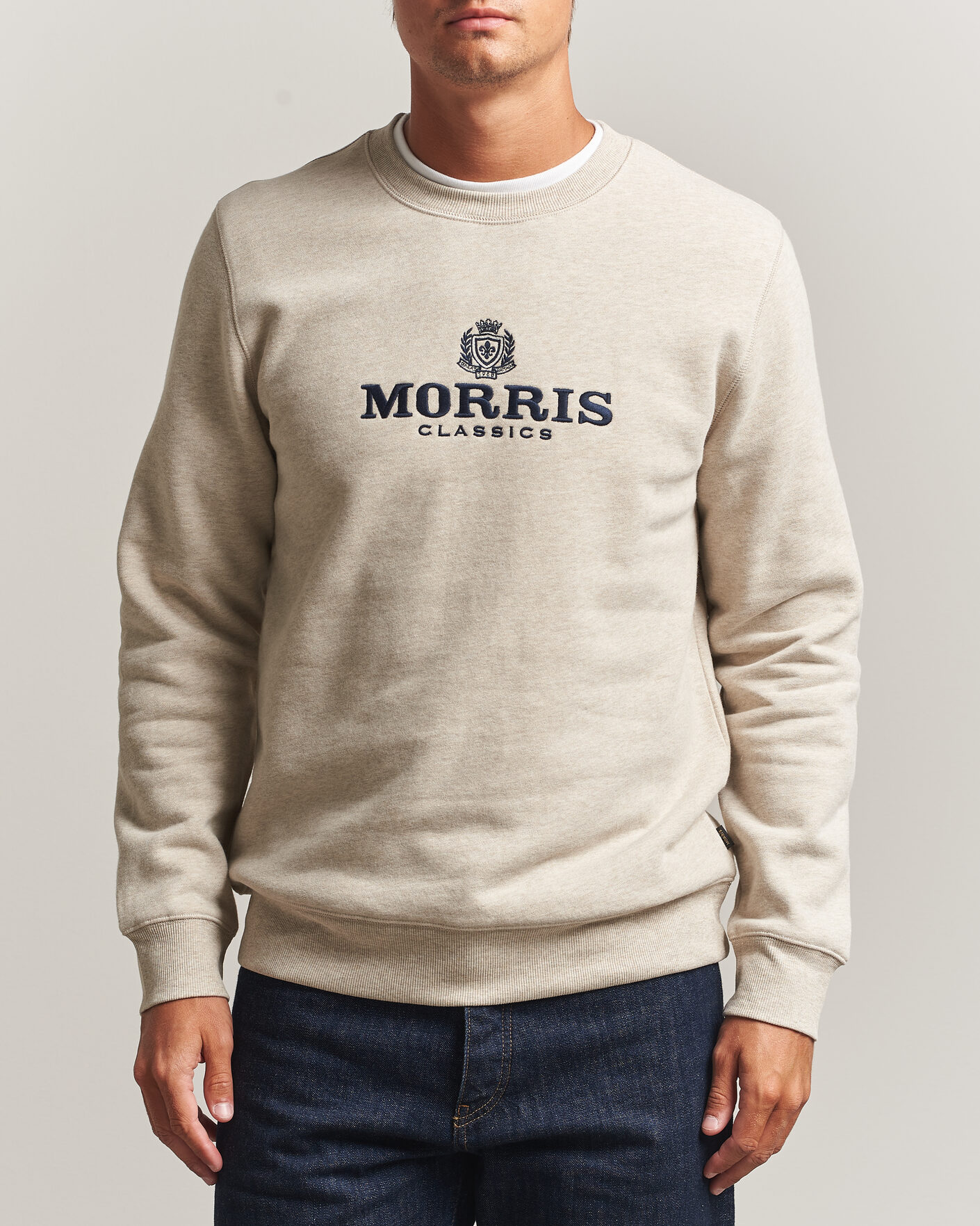 Men | Sweaters & Knitwear | Morris | Brian Sweatshirt Khaki