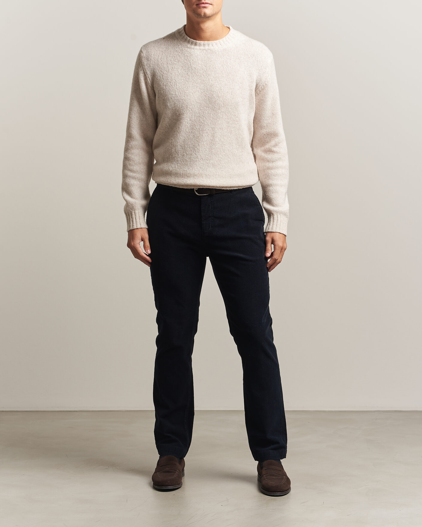 Men | Trousers | Morris | Jeffrey Cord Chino Blue