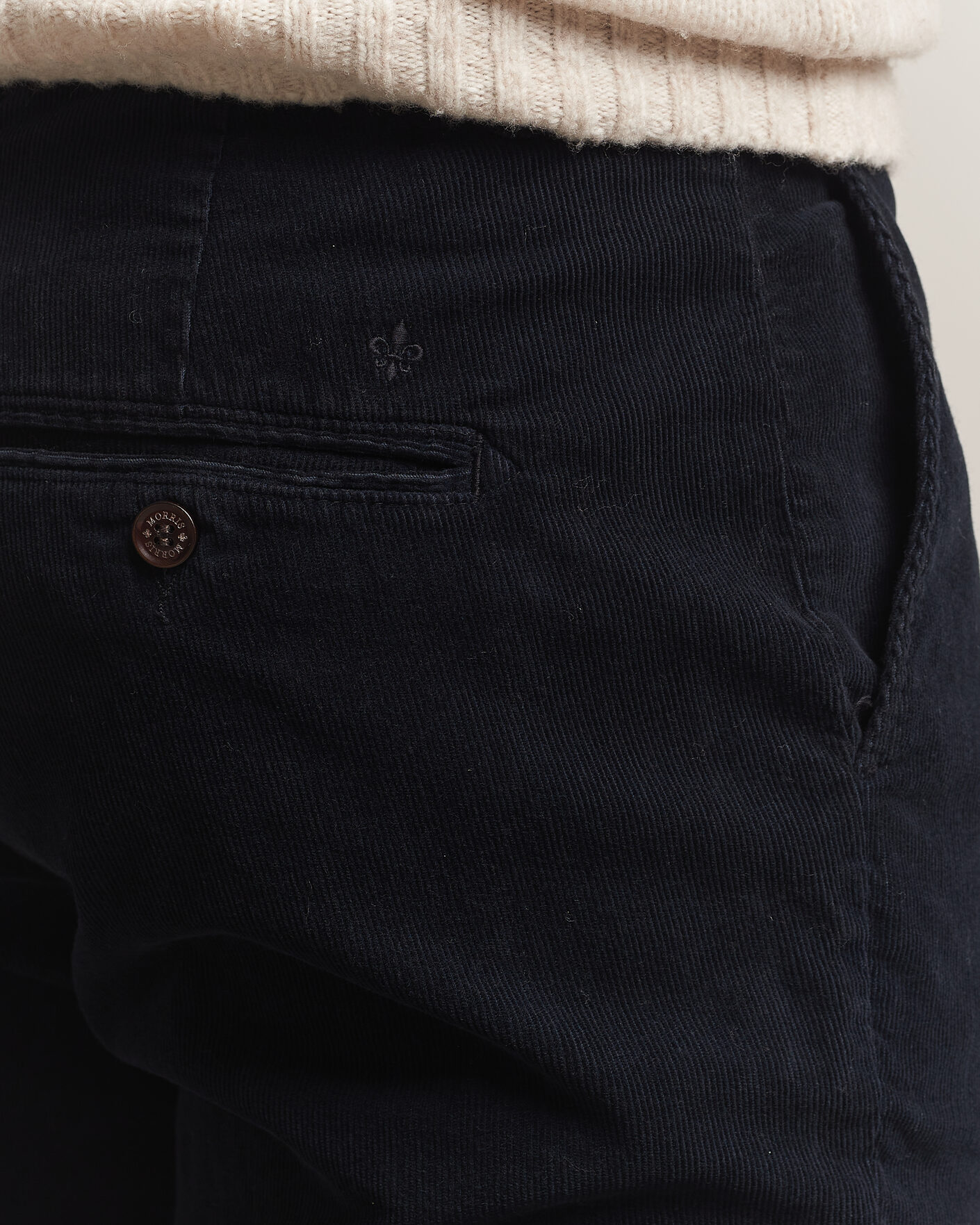 Men | Trousers | Morris | Jeffrey Cord Chino Blue