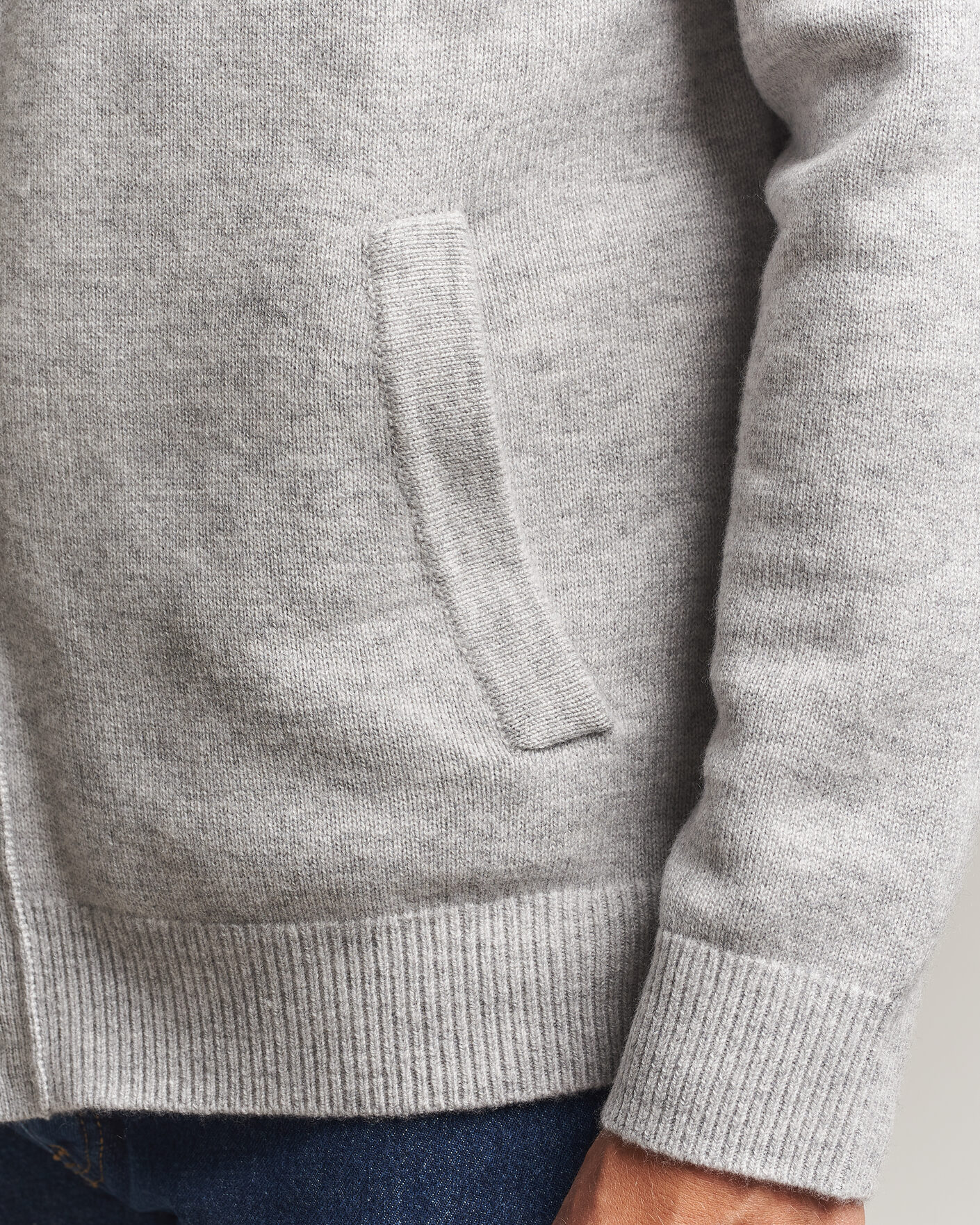 Men | Sweaters & Knitwear | Morris | Hertford Button Cardigan Grey