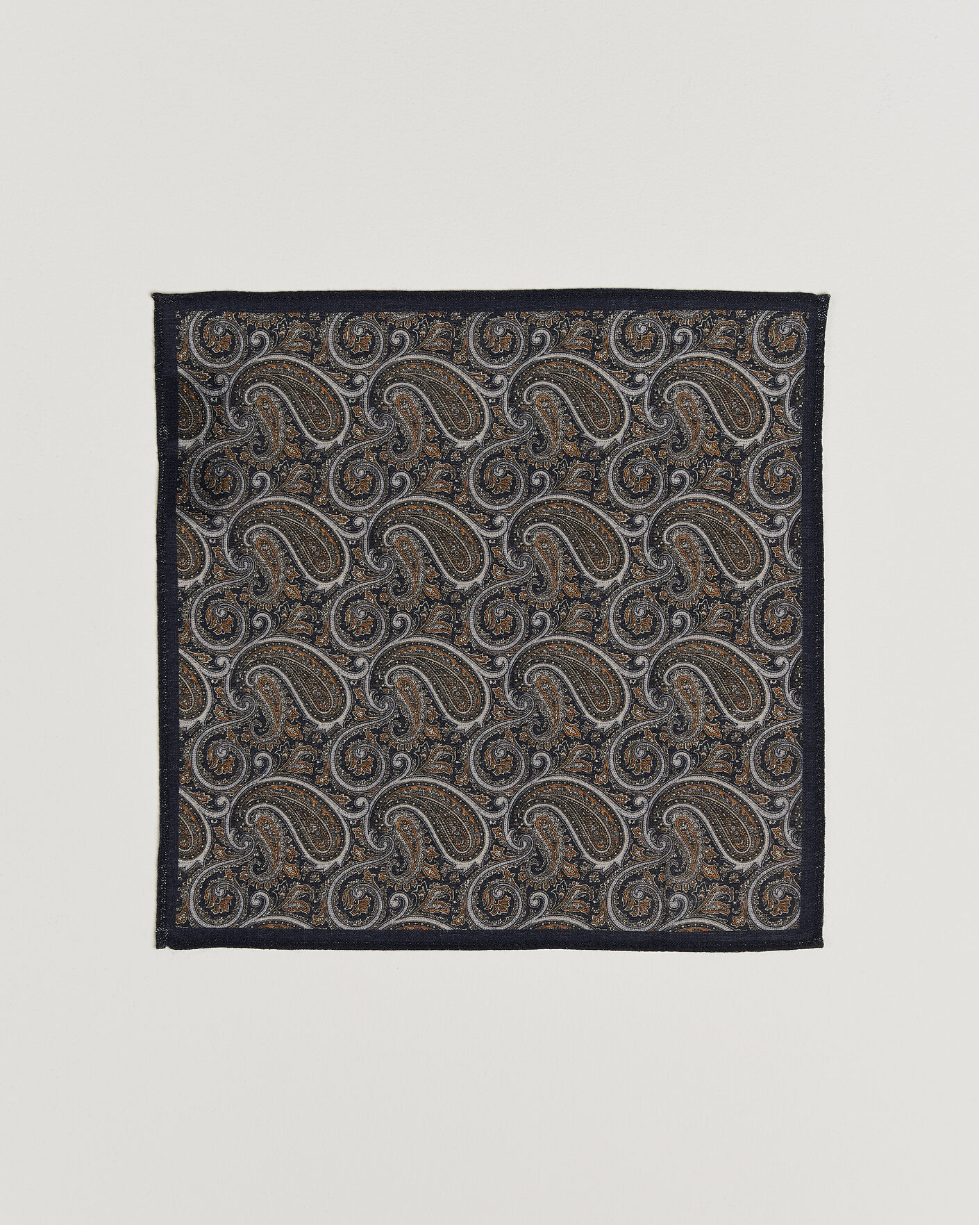 Men | Ties | Amanda Christensen | Box Set Wool 8 cm Tie And Pocket Square Navy