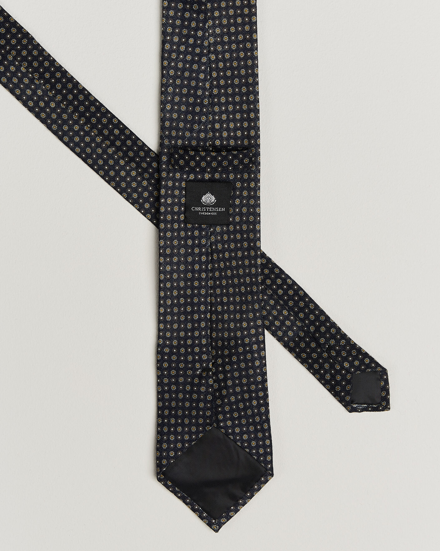 Men | Ties | Amanda Christensen | Box Set Wool 8 cm Tie And Pocket Square Navy