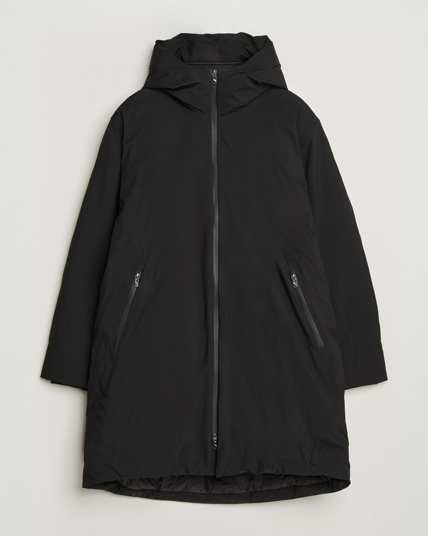 Men | Coats & Jackets | RAINS | Sarna Long Puffer Jacket Black