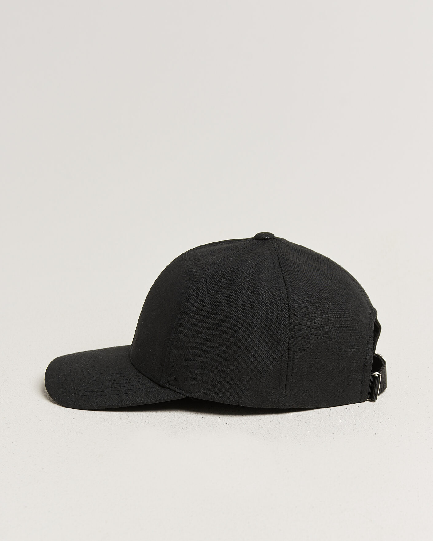 Men | Hats & Caps | Varsity Headwear | Oilskin Baseball Cap Black