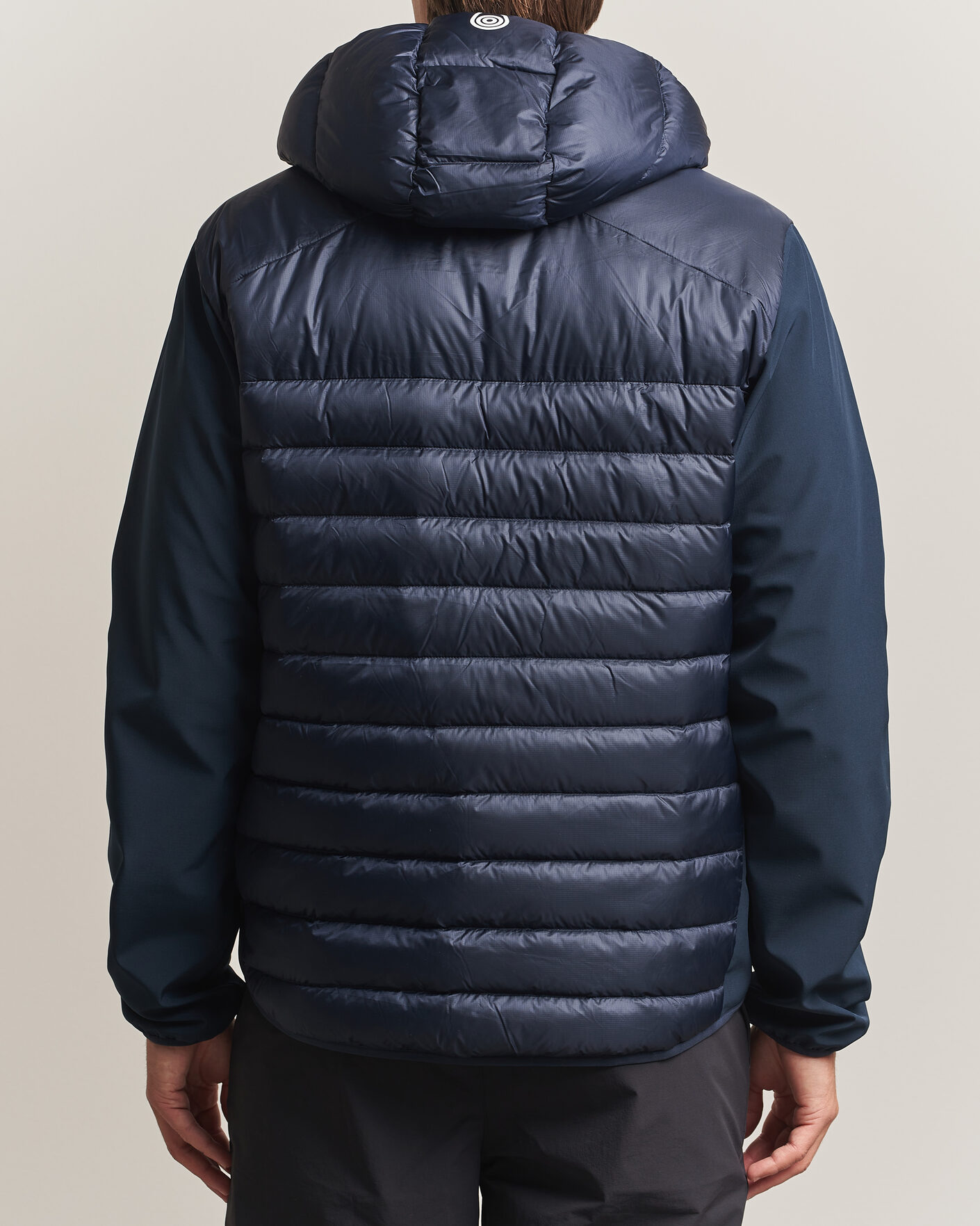 Men | Coats & Jackets | Sail Racing | Spray Down Hooded Hybrid Jacket Dark Navy