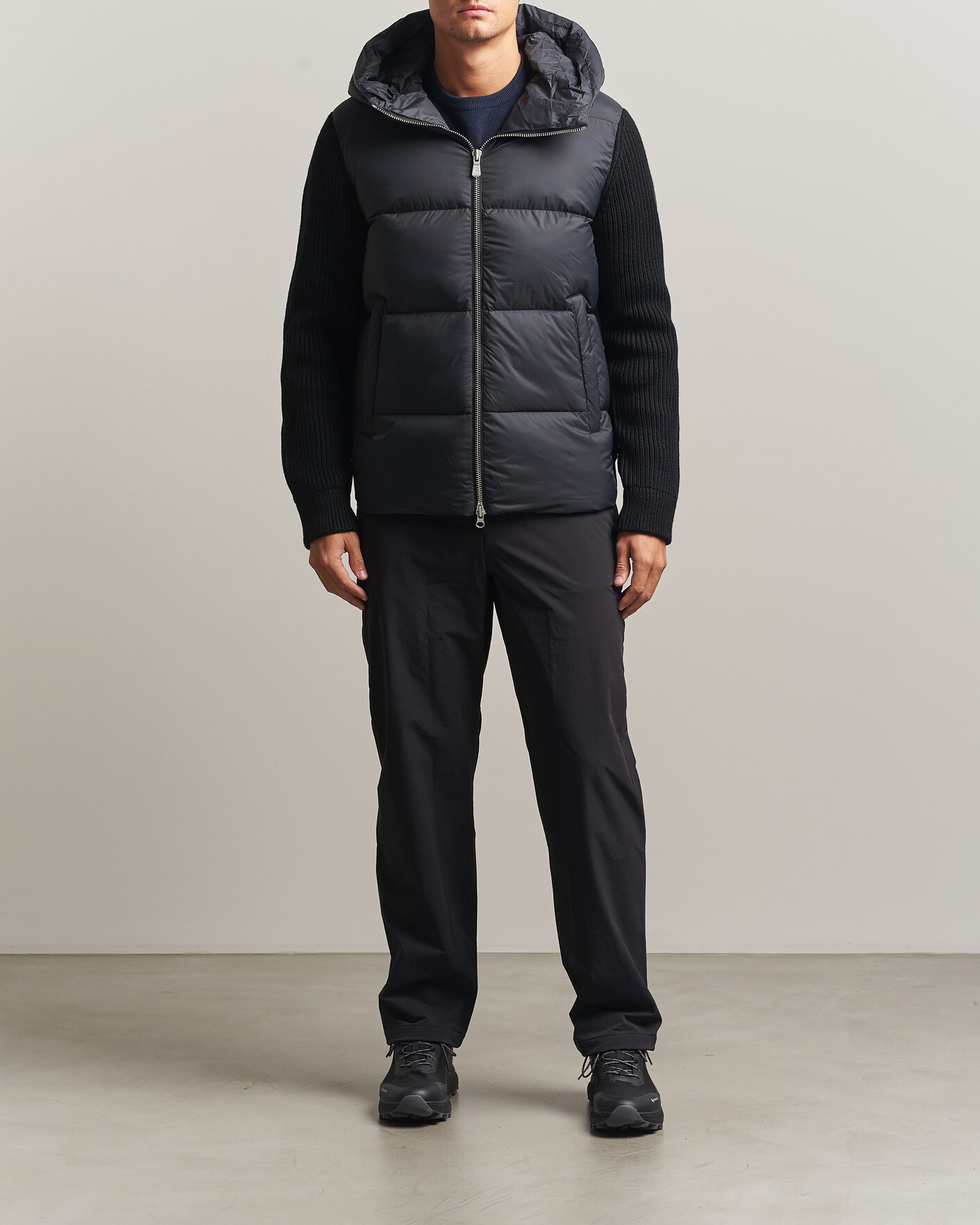 Men | Coats & Jackets | Sail Racing | Ridge Hooded Hybrid Jacket Carbon