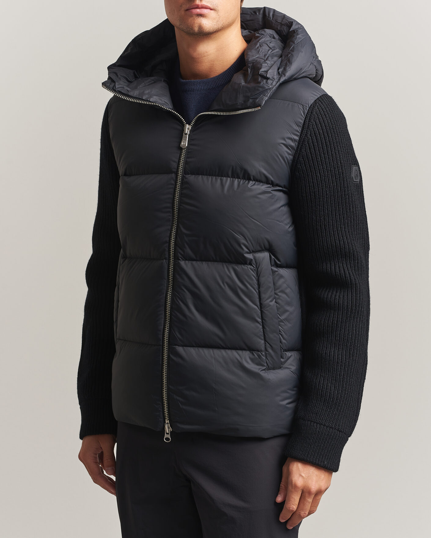 Men | Coats & Jackets | Sail Racing | Ridge Hooded Hybrid Jacket Carbon
