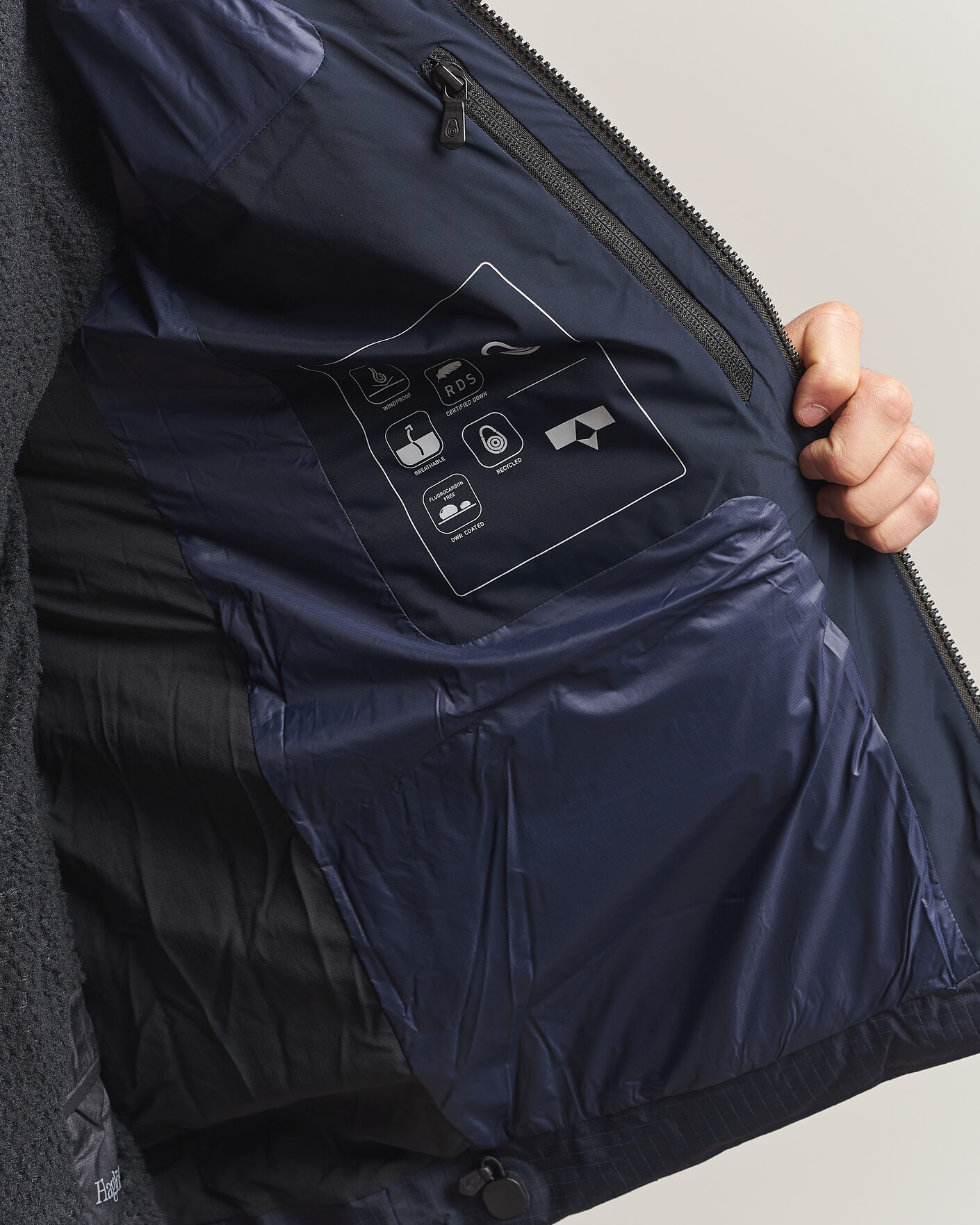 Men | Coats & Jackets | Sail Racing | Polar Down Hooded Jacket Dark Navy