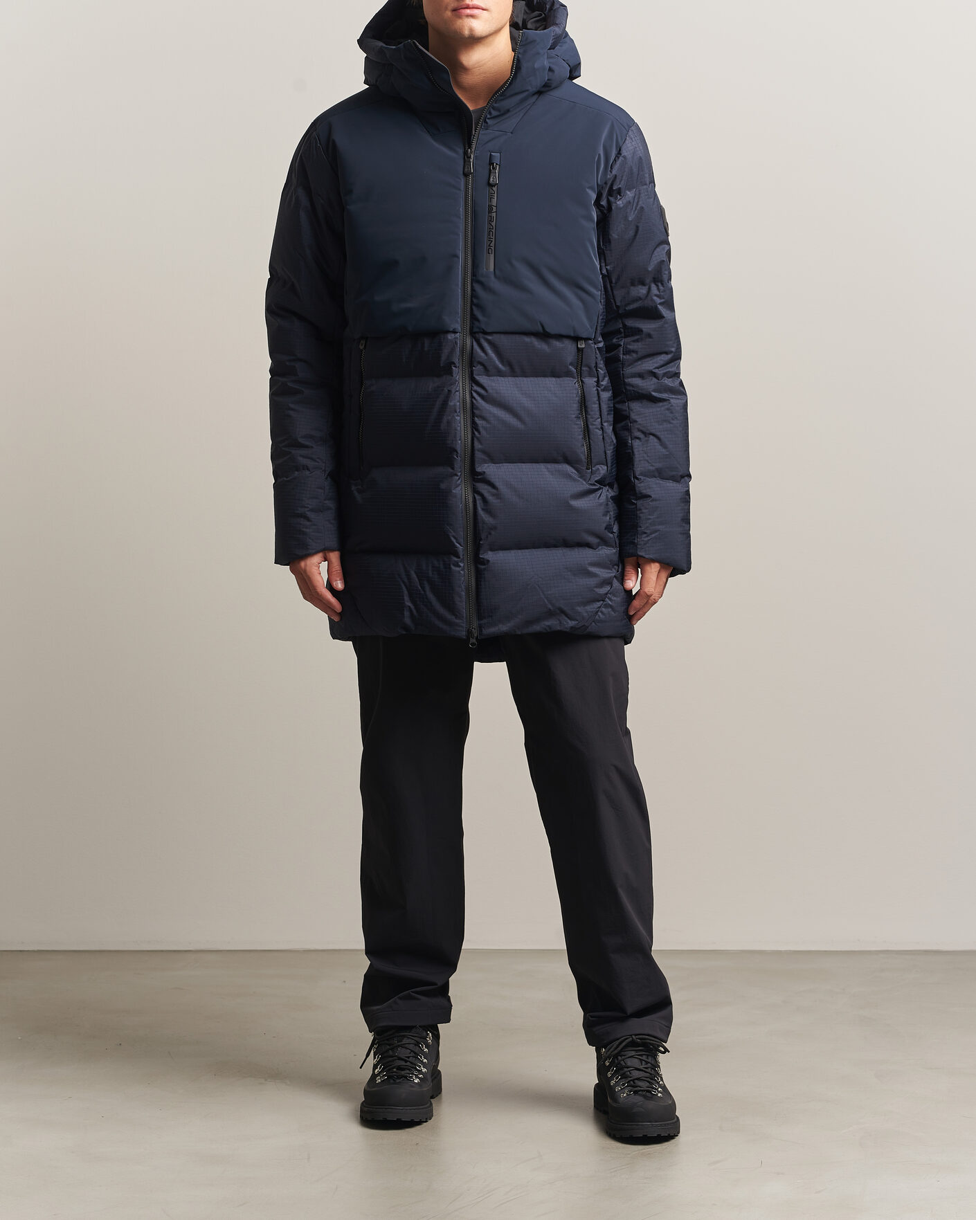 Men | Coats & Jackets | Sail Racing | Polar Down Hooded Parka Dark Navy