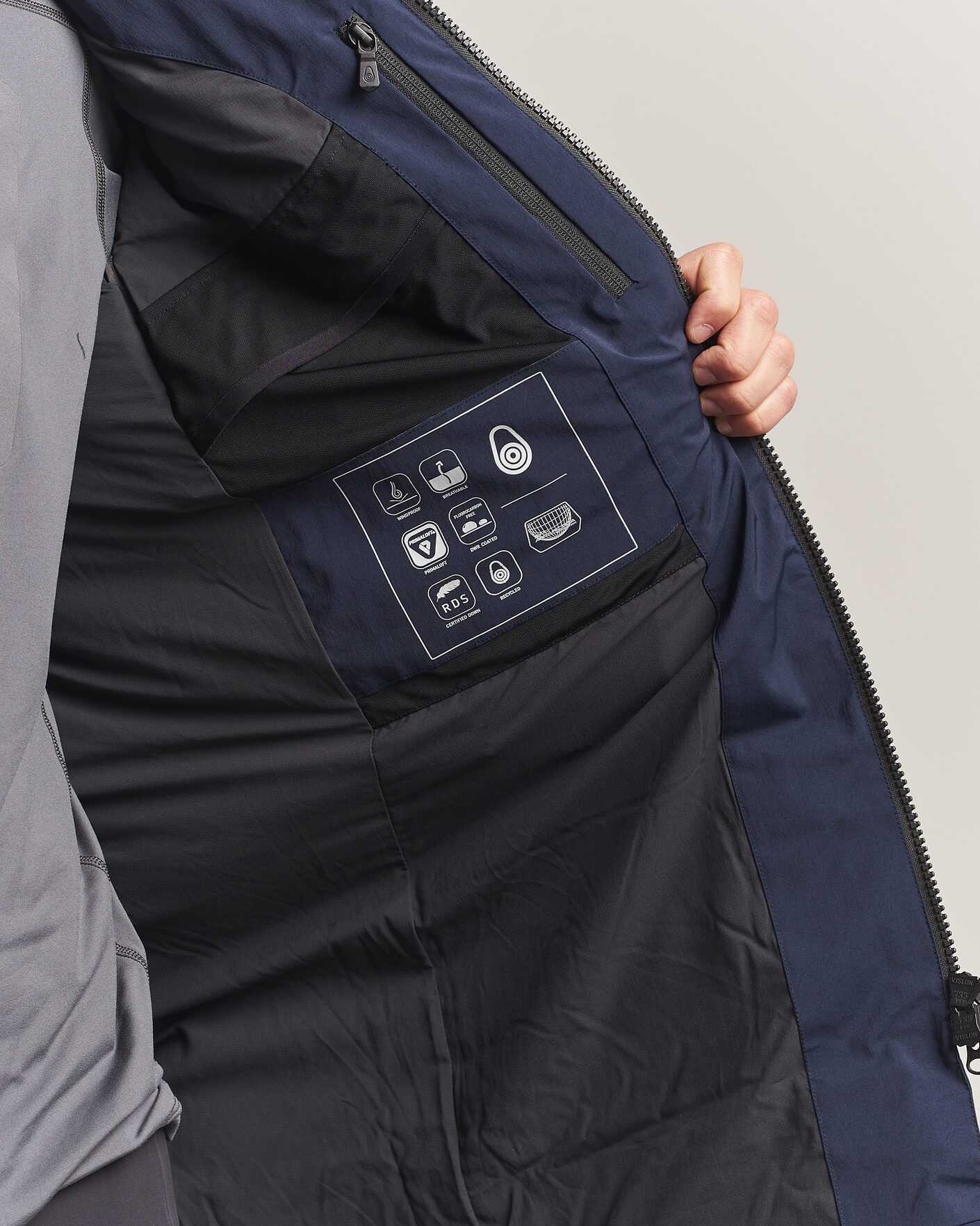 Men | Coats & Jackets | Sail Racing | Arc Down Hooded Parka Dark Navy