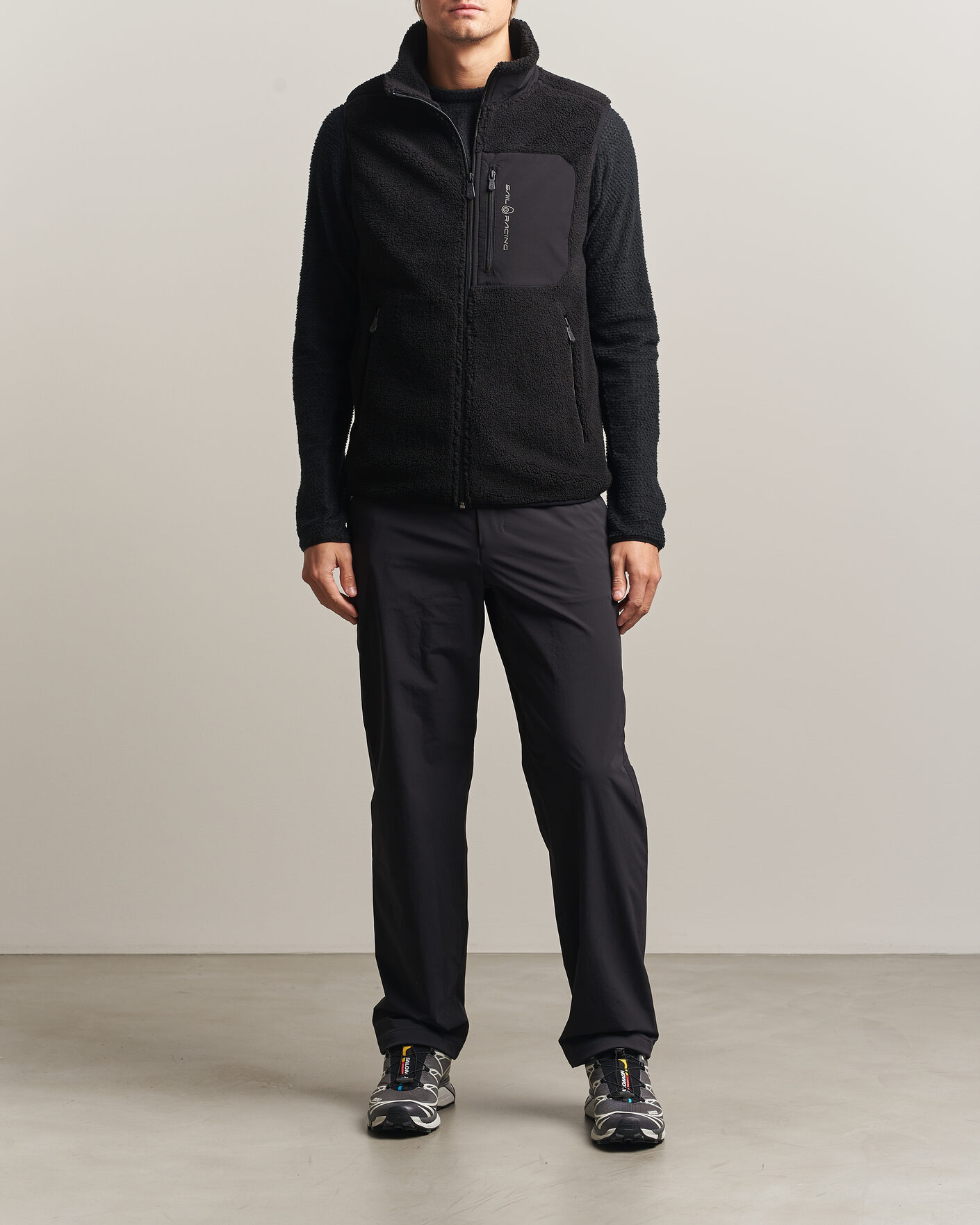 Men | Sweaters & Knitwear | Sail Racing | Bowman Pile Vest Carbon