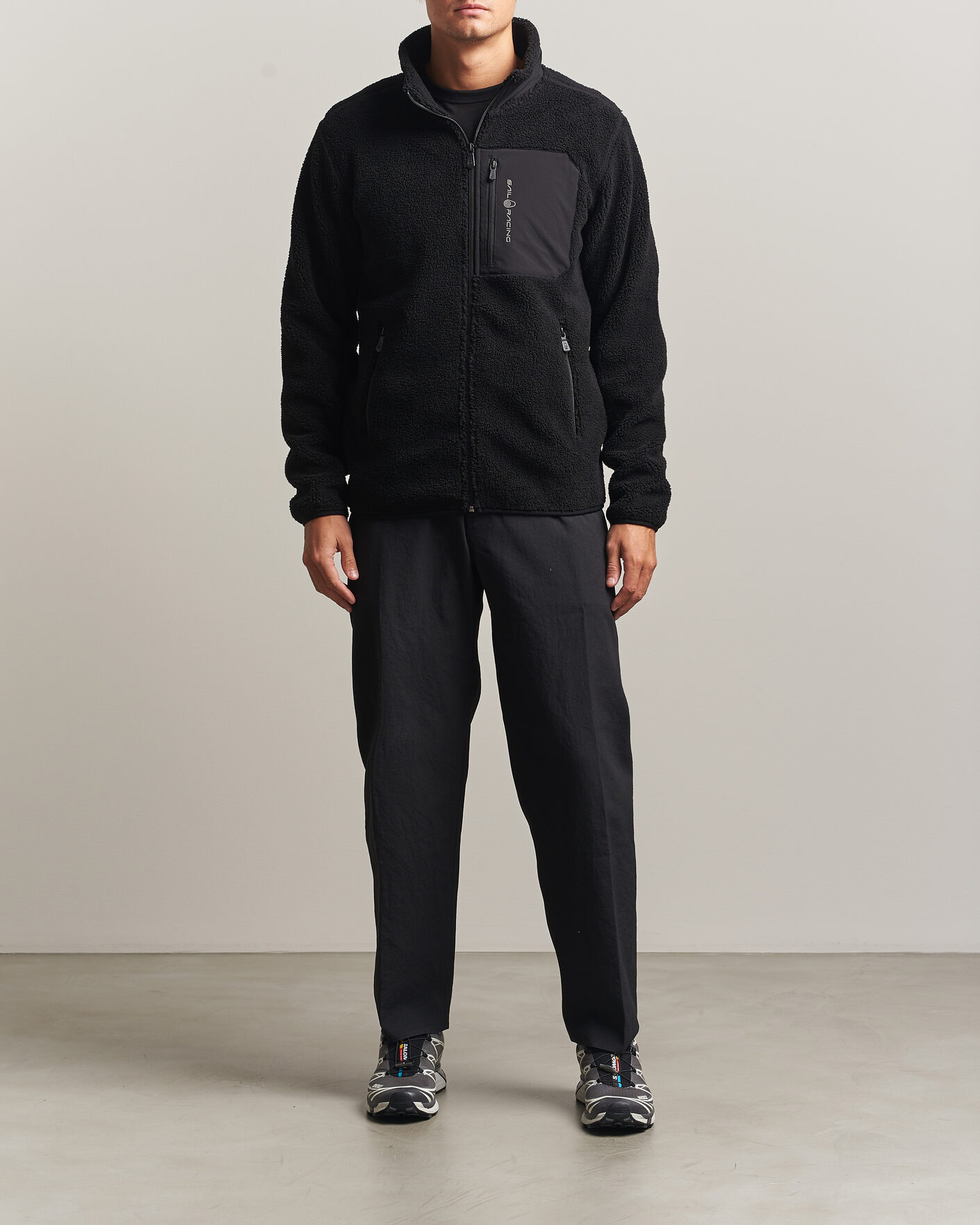 Men | Sweaters & Knitwear | Sail Racing | Bowman Pile Full Zip Carbon