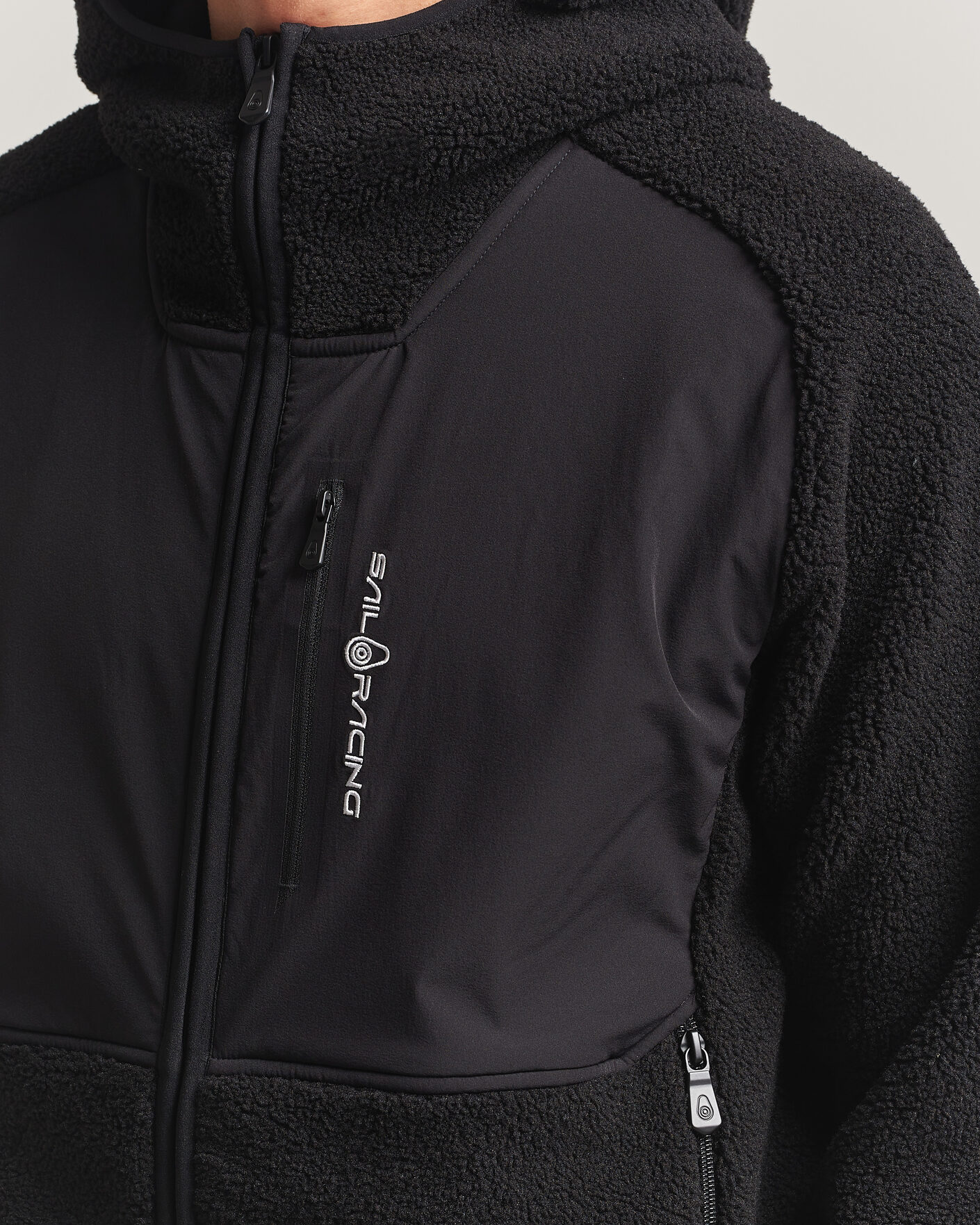 Men | Sweaters & Knitwear | Sail Racing | Patrol Pile Full Zip Hoodie Carbon