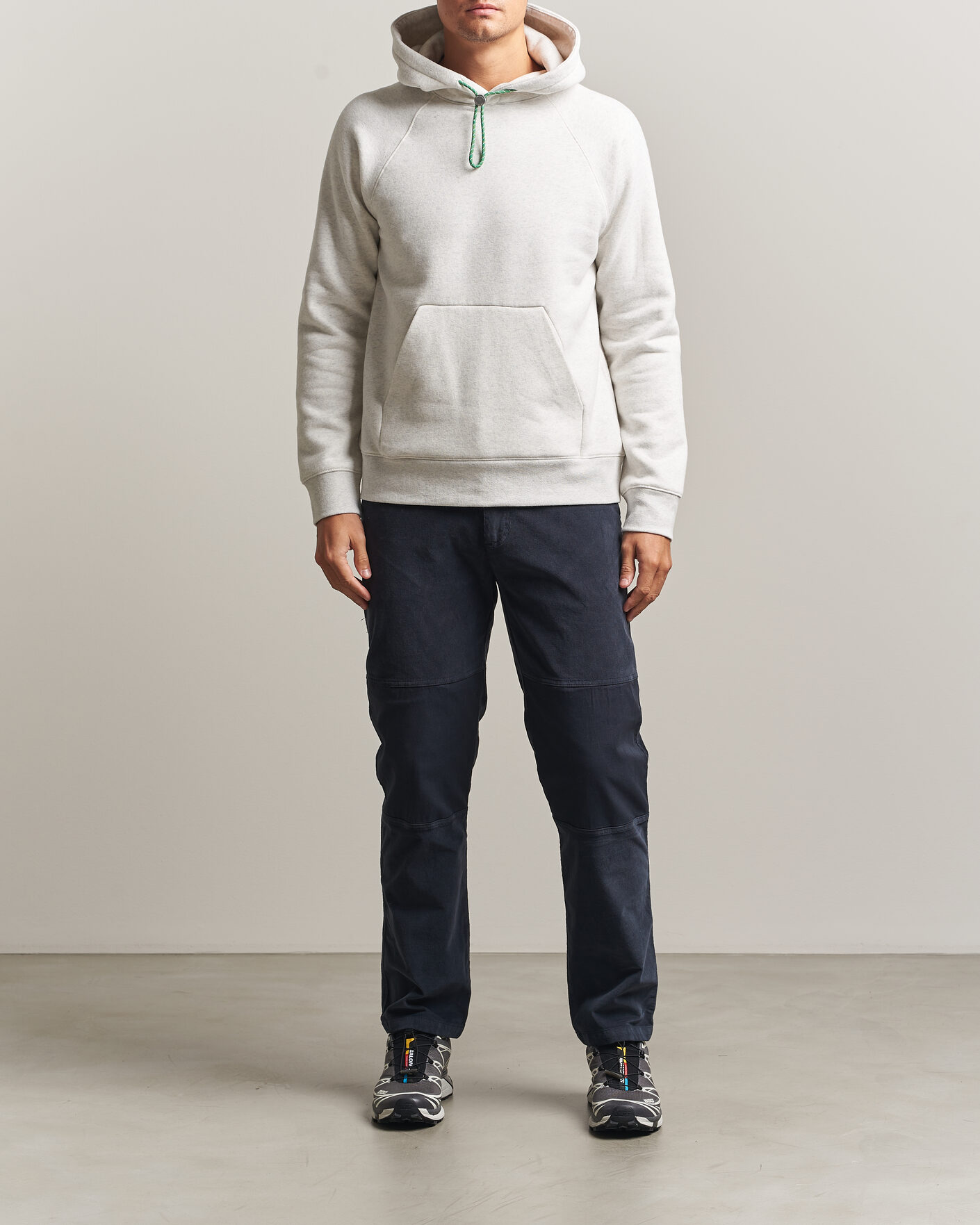 Men | Sweaters & Knitwear | Sail Racing | Flow Hoodie Light Grey Melange