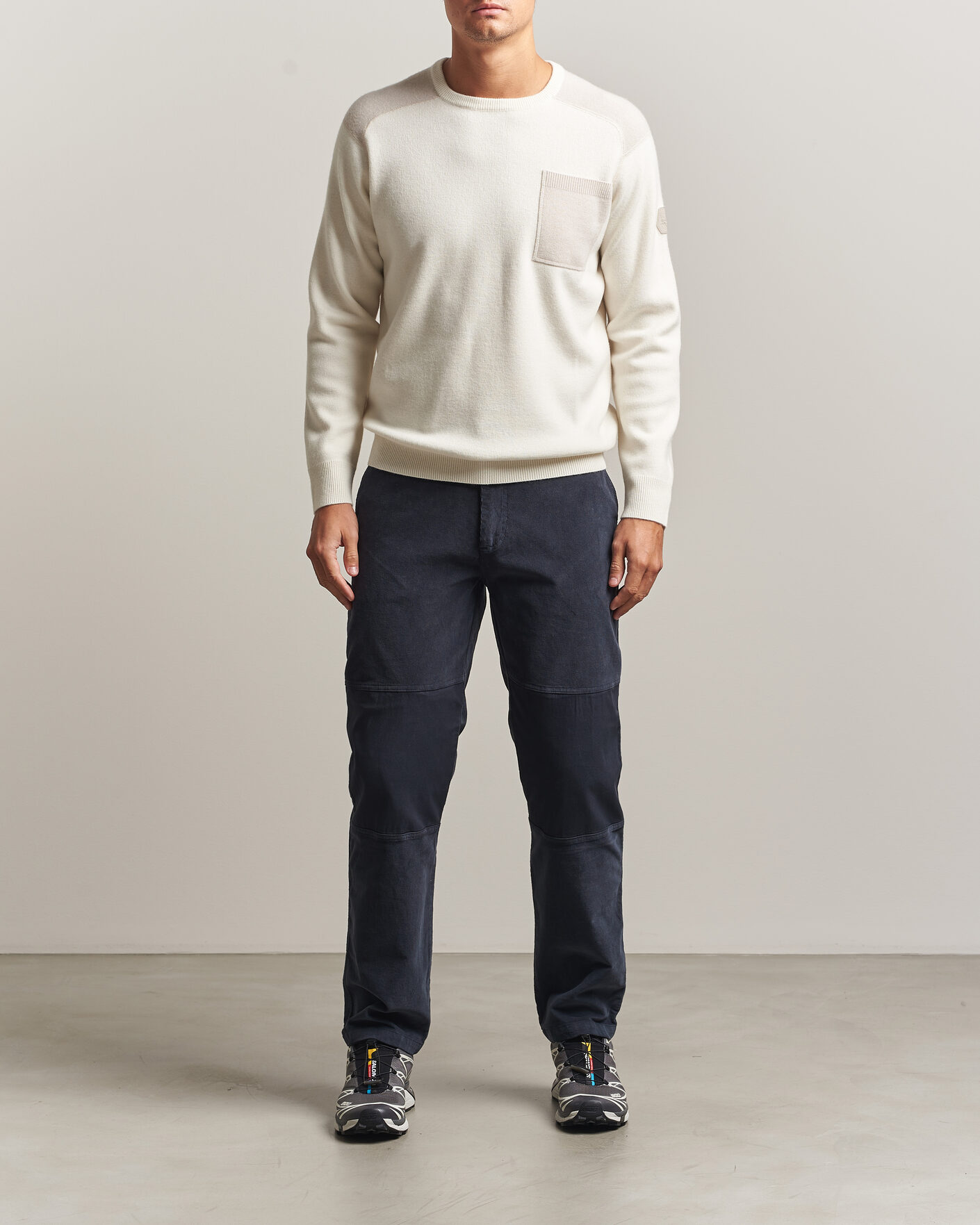 Men | Sweaters & Knitwear | Sail Racing | Spine Wool Knitted Sweater Off White