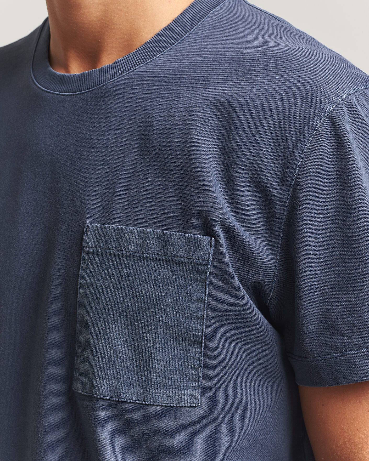 Men | T-Shirts | Sail Racing | Grinder Corduroy T-Shirt Dark Navy