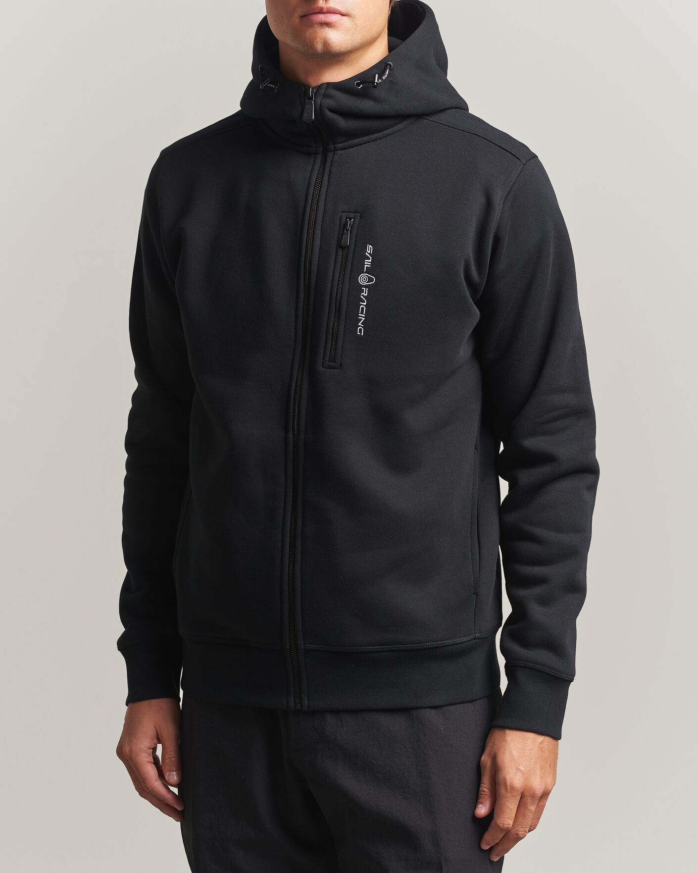 Men | Sweaters & Knitwear | Sail Racing | Bowman Full Zip Hoodie Carbon