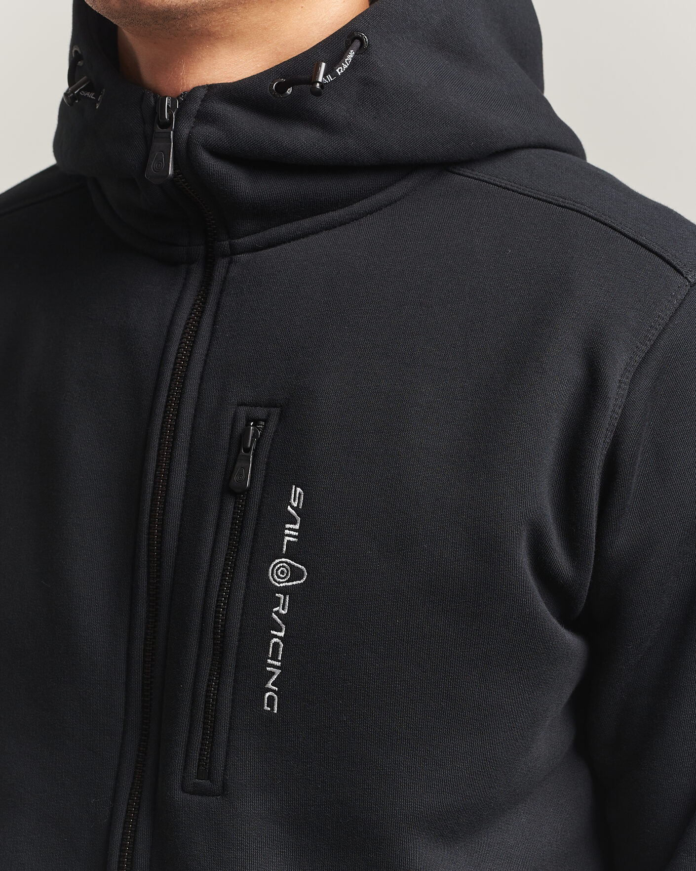 Men | Sweaters & Knitwear | Sail Racing | Bowman Full Zip Hoodie Carbon