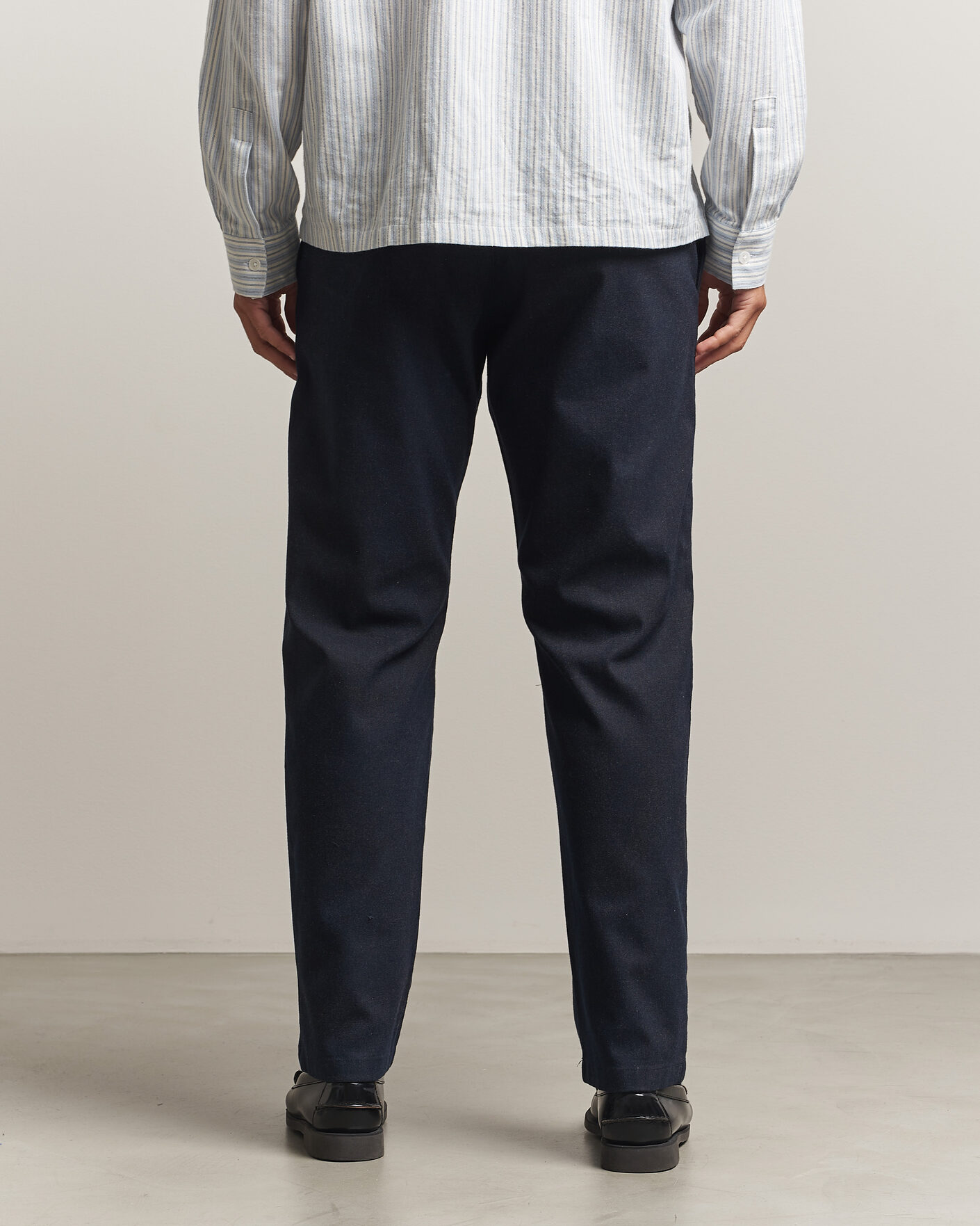 Men | Trousers | NN07 | Aden Brushed Cotton Trousers Deep Navy