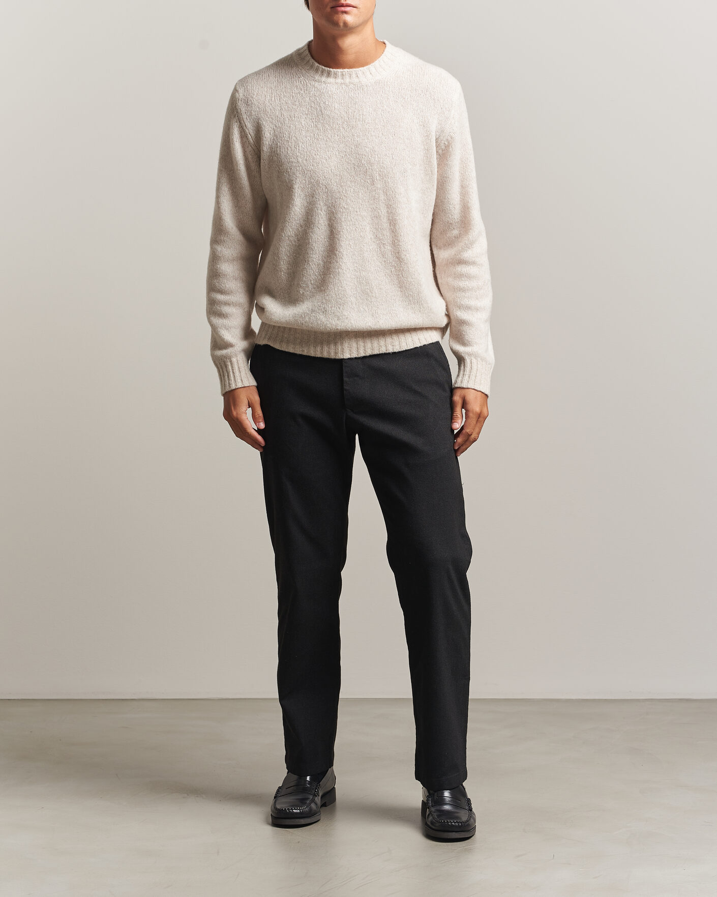 Men | Trousers | NN07 | Aden Brushed Cotton Trousers Black Multi