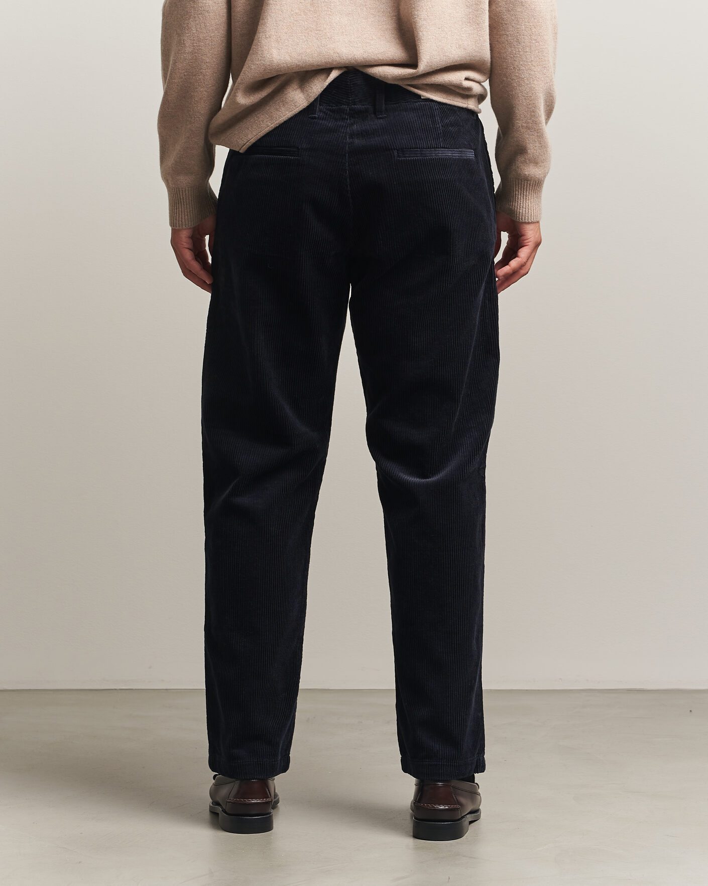 Men | Trousers | NN07 | Aden Regular Fit Corduroy Chinos Deep Navy