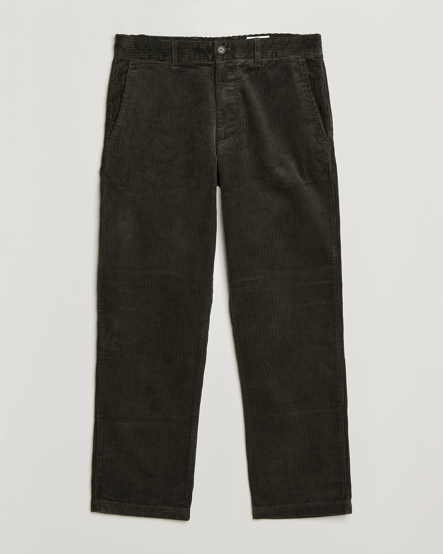 Men | Trousers | NN07 | Aden Regular Fit Corduroy Chinos Dark Army