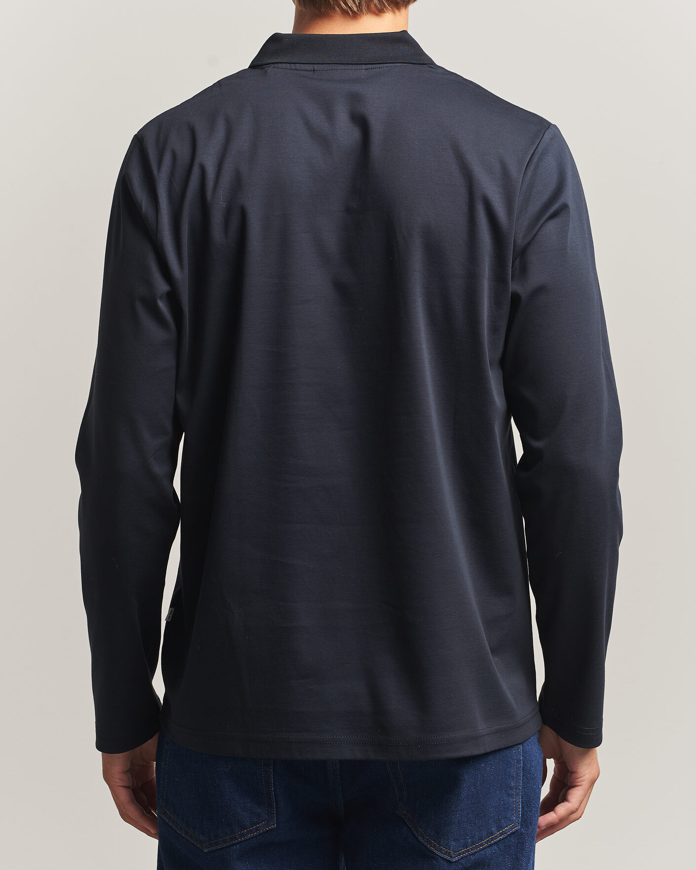 Men | Polo Shirts | NN07 | Paul Long Sleeve Polo Deep Navy
