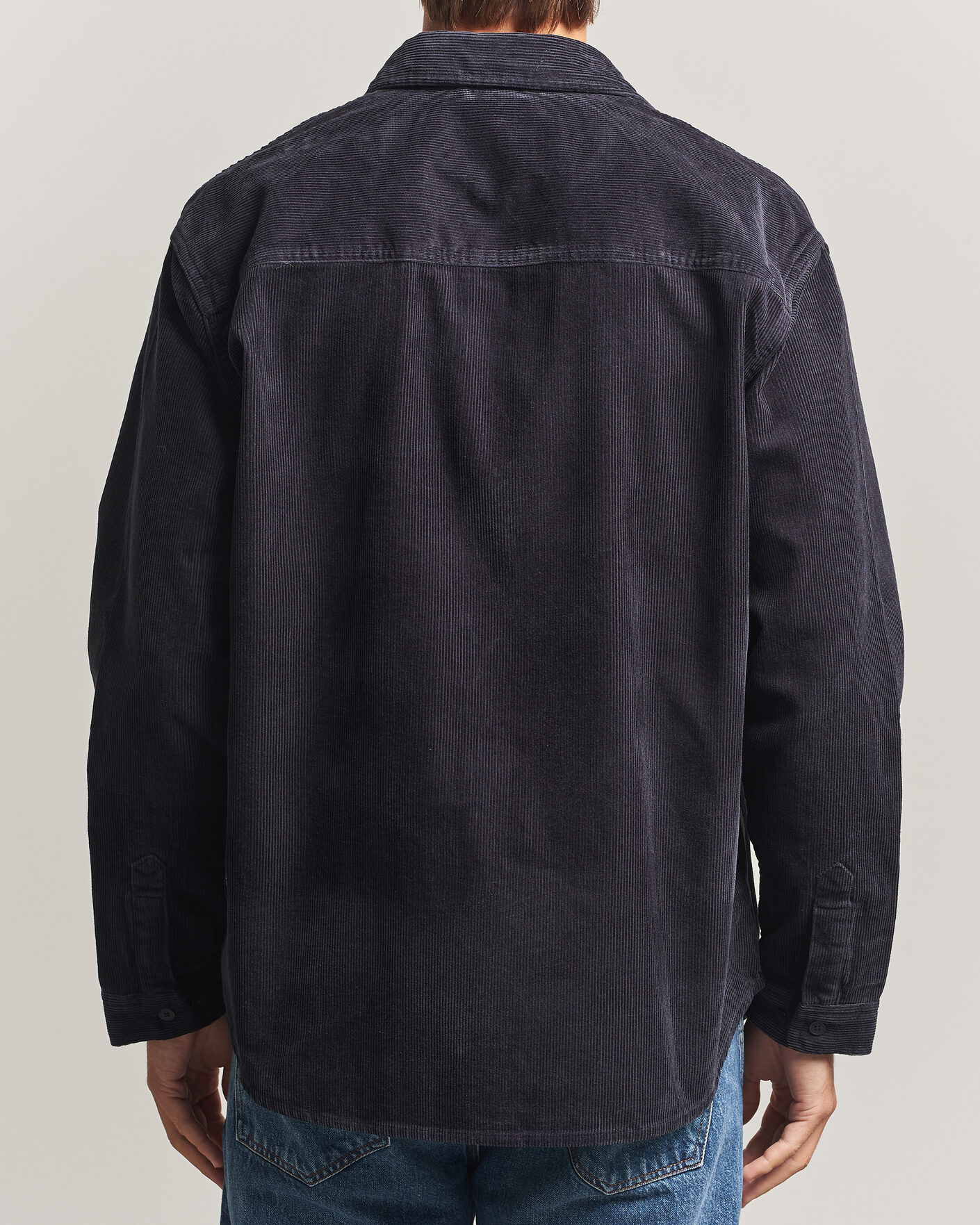 Men | Shirts | NN07 | Casper Corduroy Overshirt Deep Navy