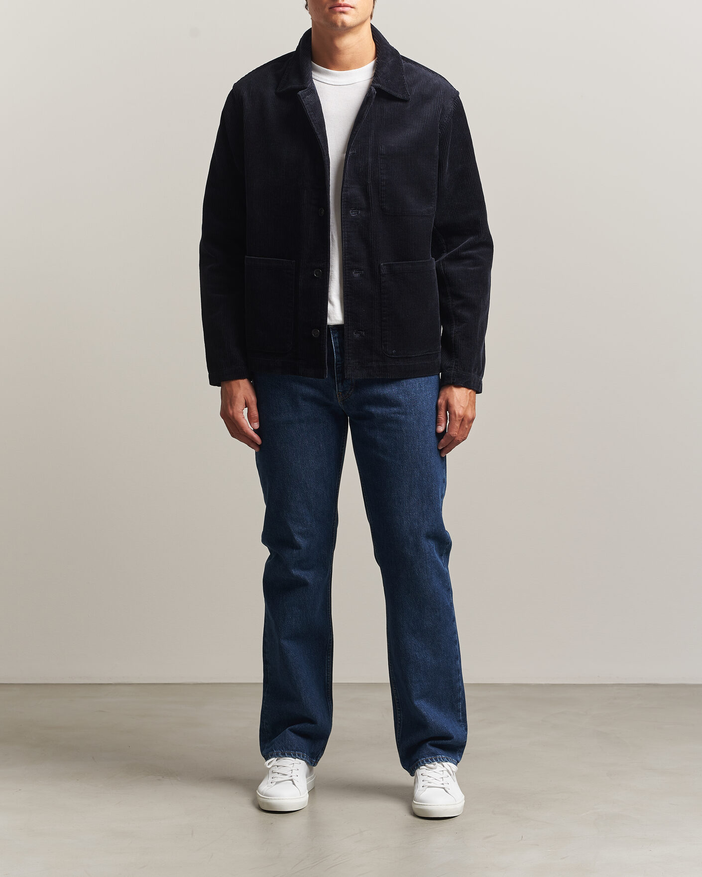 Men | Shirts | NN07 | Morgan Corduroy Overshirt Deep Navy