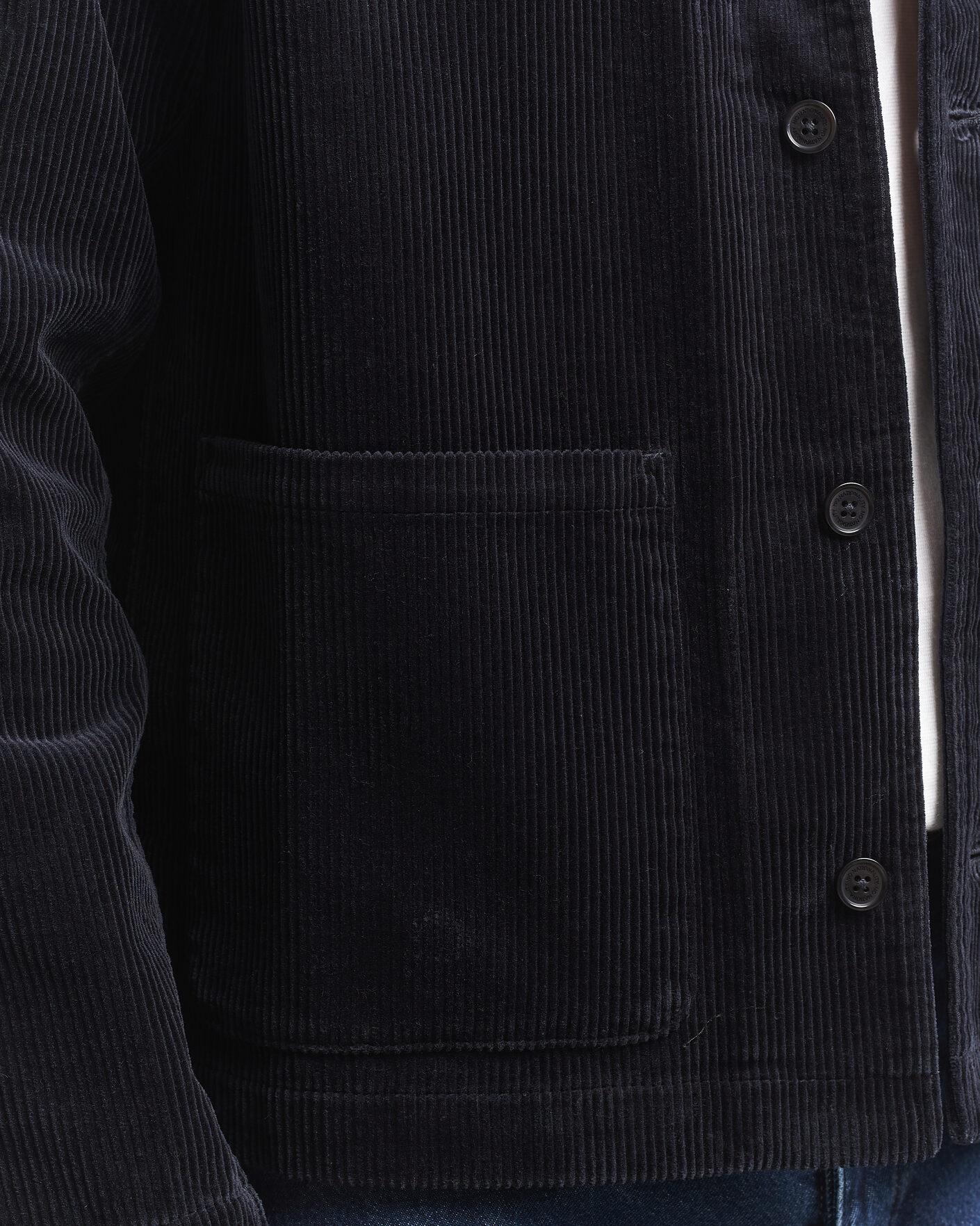 Men | Shirts | NN07 | Morgan Corduroy Overshirt Deep Navy