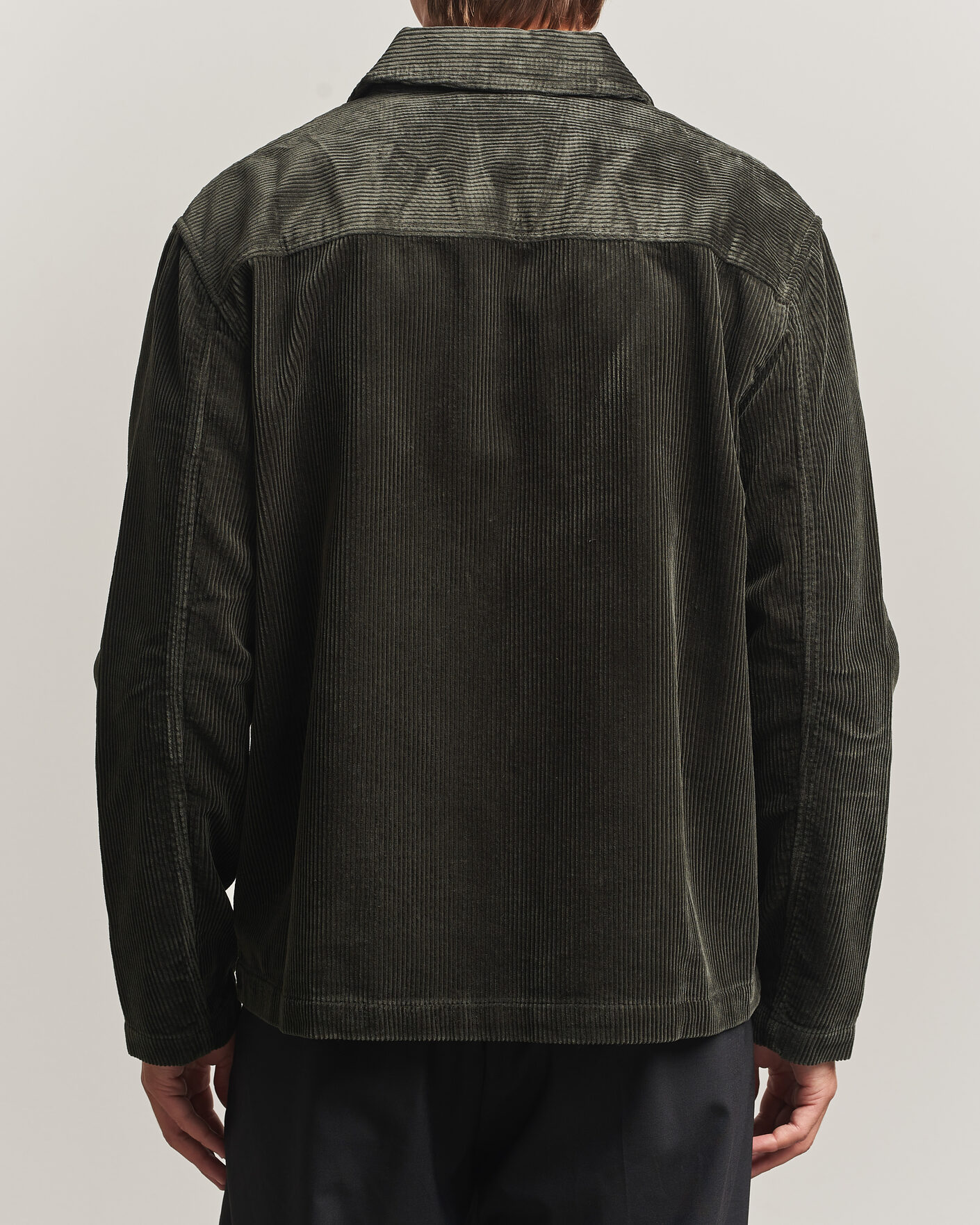 Men | Shirts | NN07 | Morgan Corduroy Overshirt Dark Army